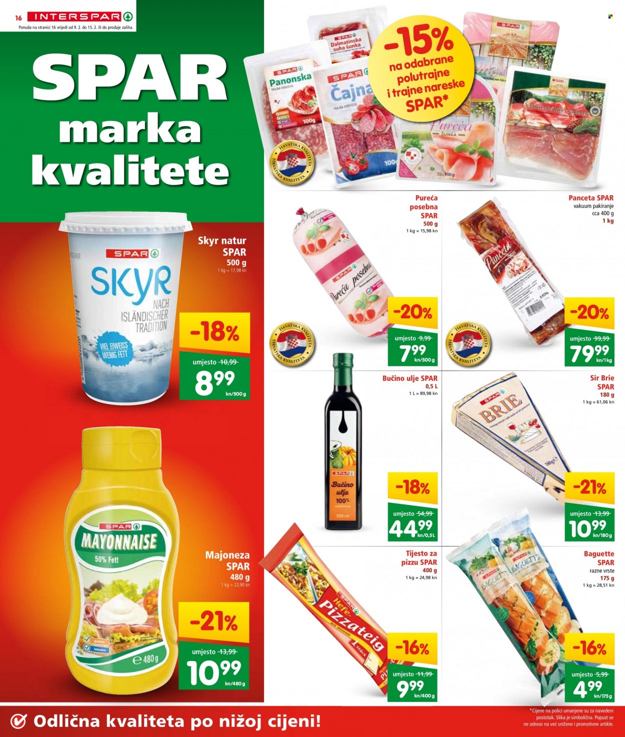 INTERSPAR katalog - 09.02.2022. - 15.02.2022. Stranica 16