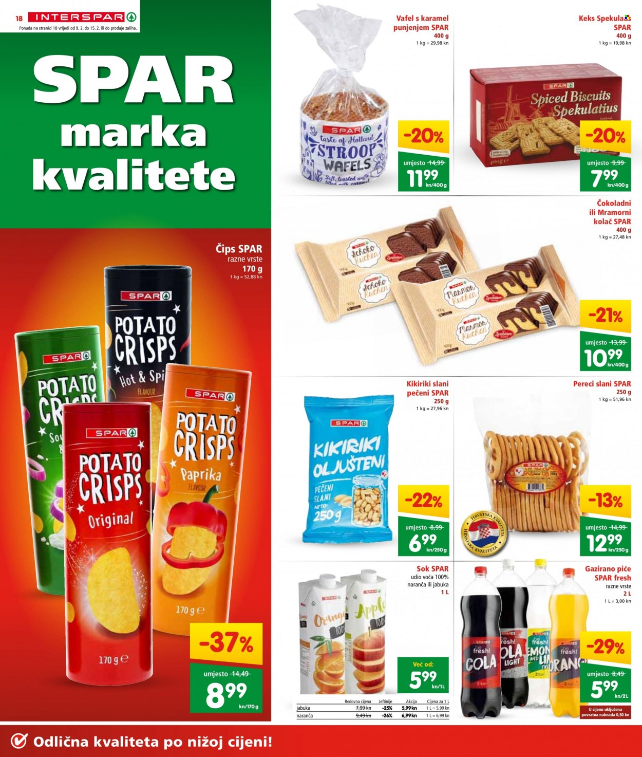 INTERSPAR katalog - 09.02.2022. - 15.02.2022. Stranica 18