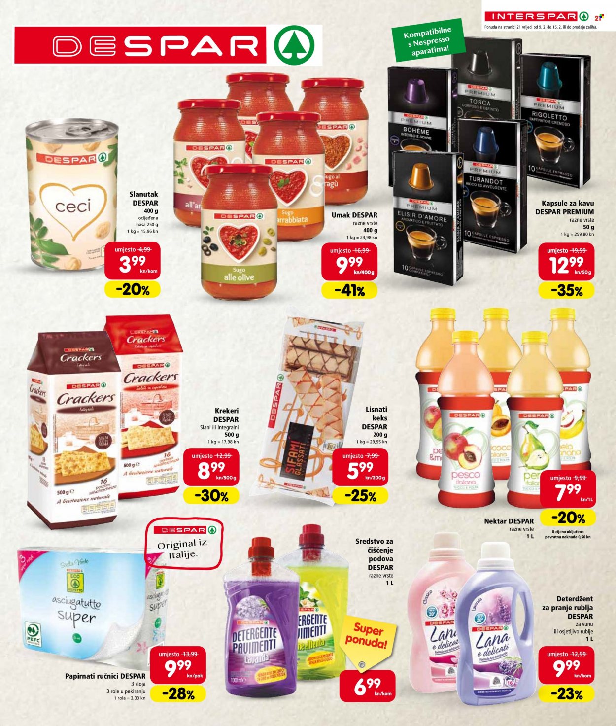 INTERSPAR katalog - 09.02.2022. - 15.02.2022. Stranica 21