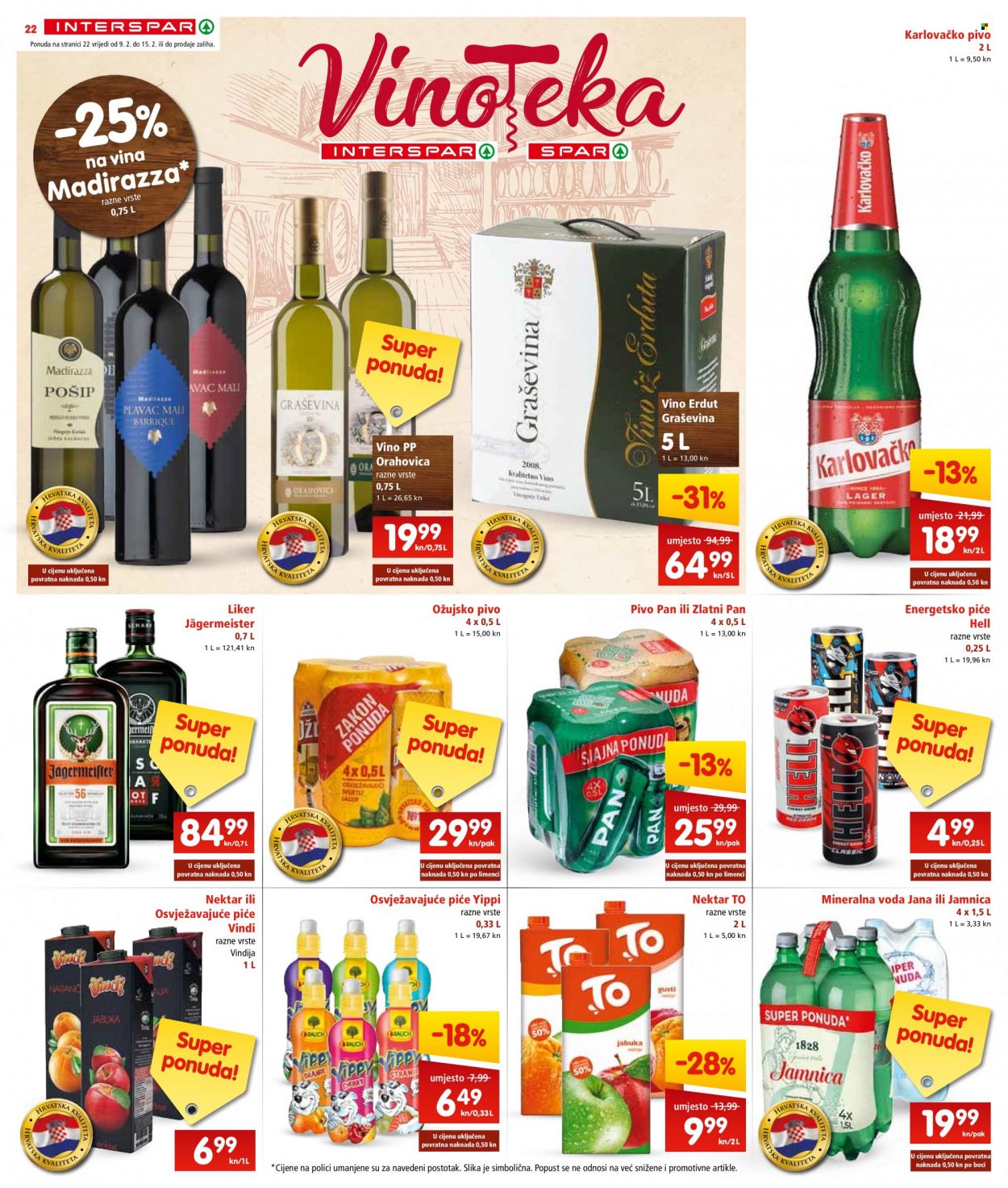 INTERSPAR katalog - 09.02.2022. - 15.02.2022. Stranica 22