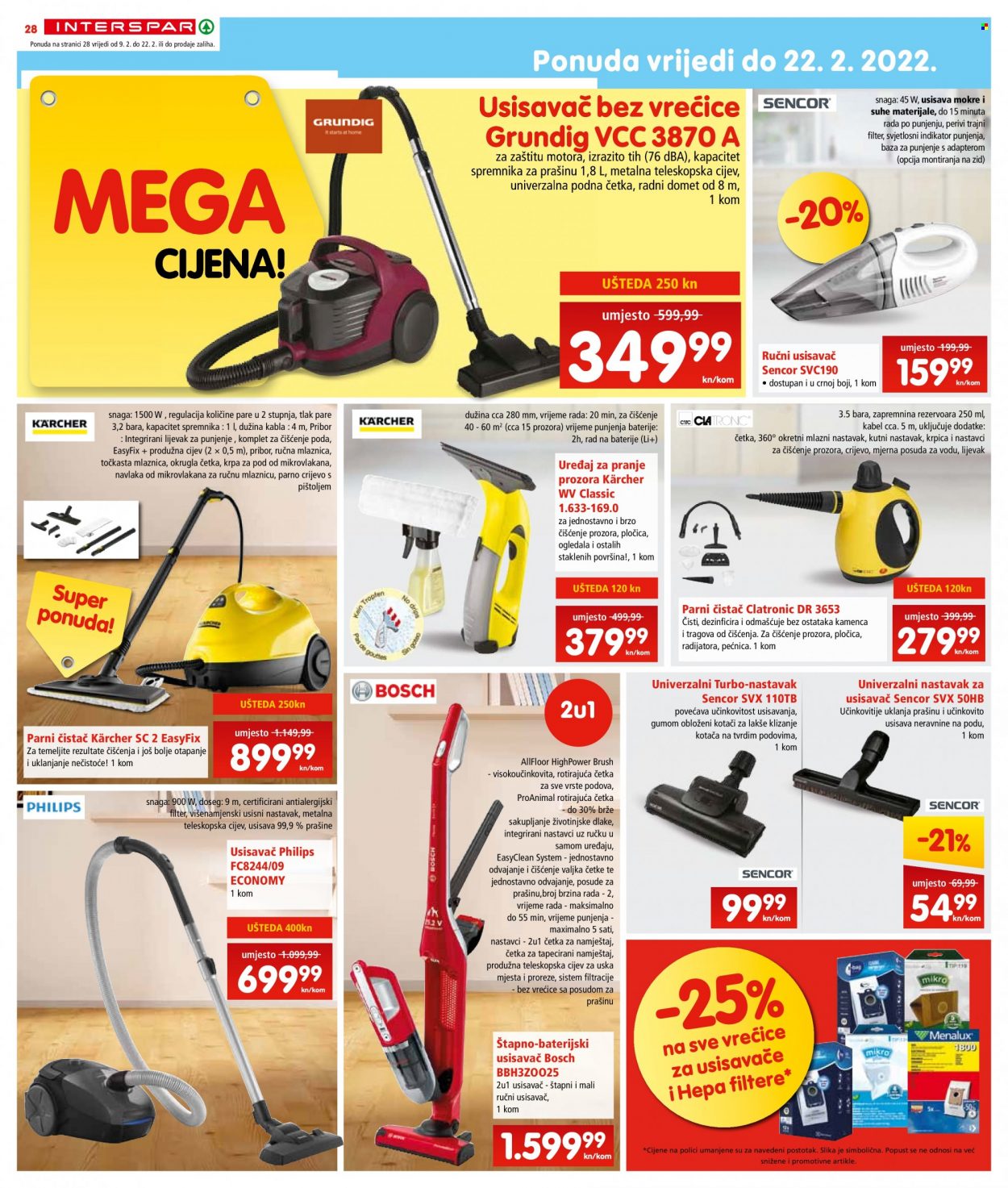 INTERSPAR katalog - 09.02.2022. - 15.02.2022. Stranica 28