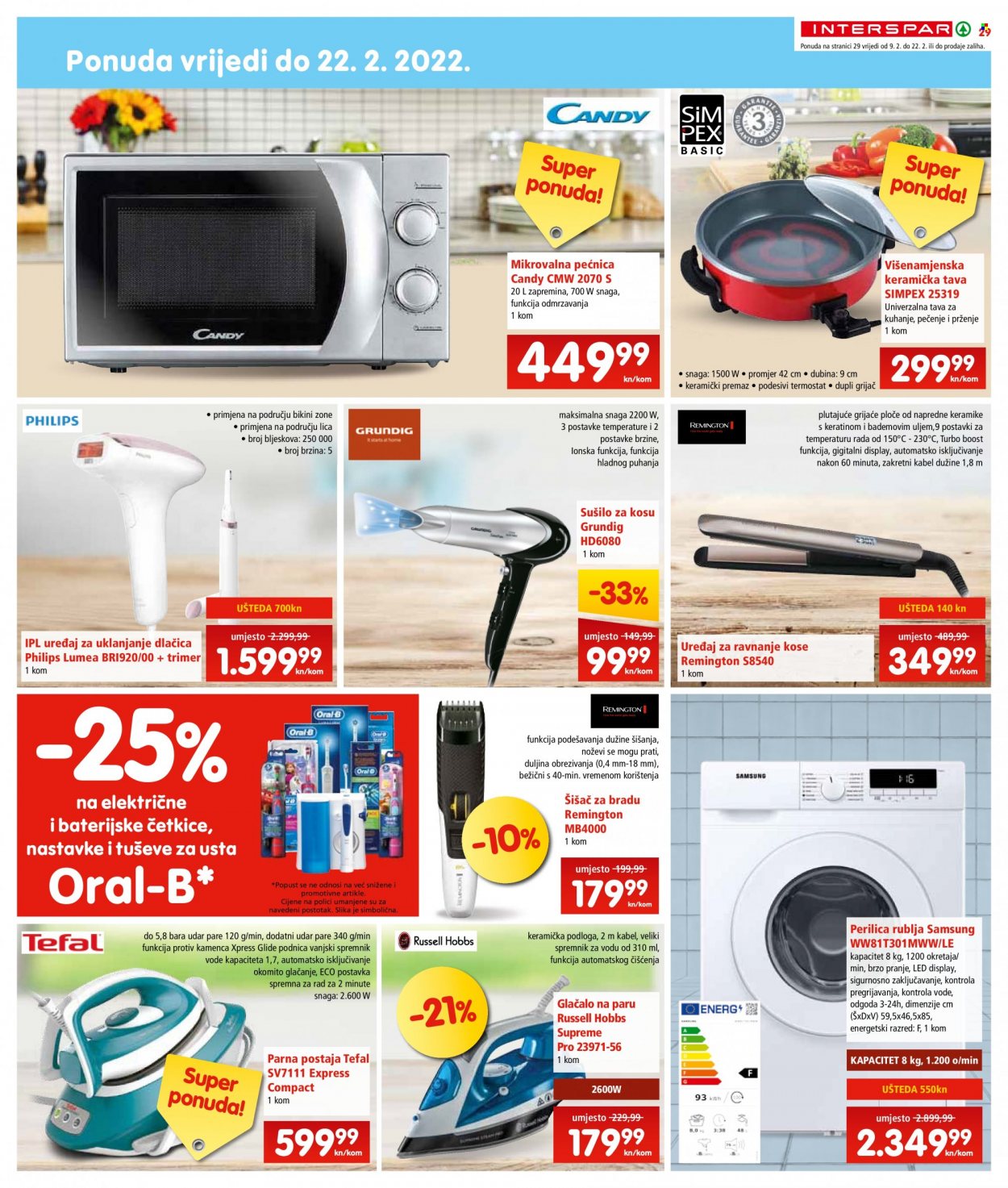 INTERSPAR katalog - 09.02.2022. - 15.02.2022. Stranica 29