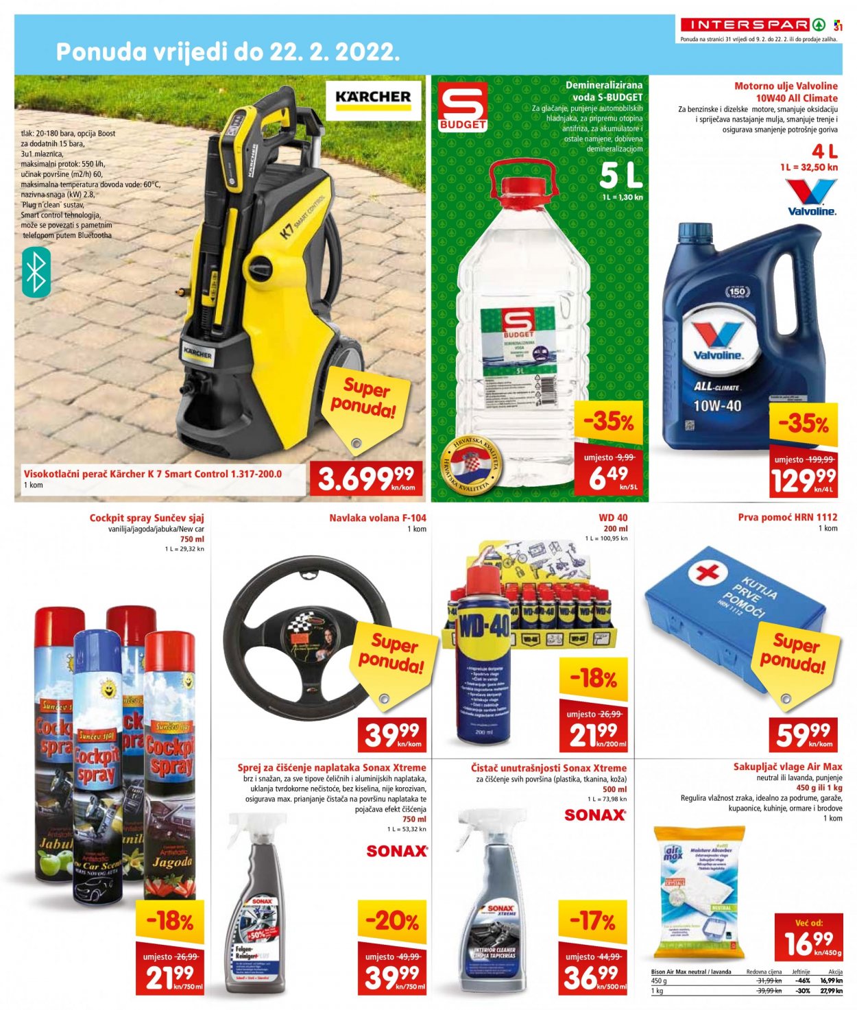 INTERSPAR katalog - 09.02.2022. - 15.02.2022. Stranica 31