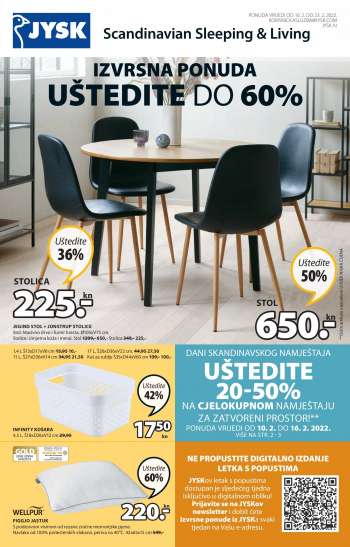 JYSK katalog - 10.02.2022. - 23.02.2022.