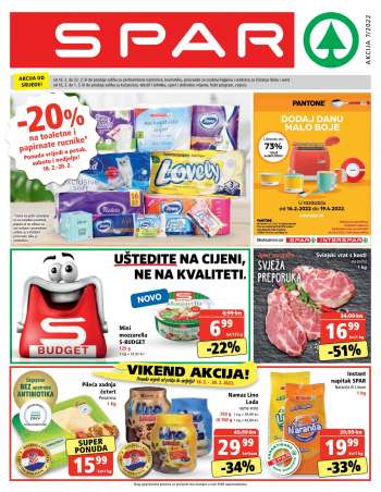 SPAR katalog - 16.02.2022. - 22.02.2022.