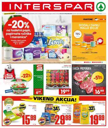 INTERSPAR katalog - 16.02.2022. - 22.02.2022.