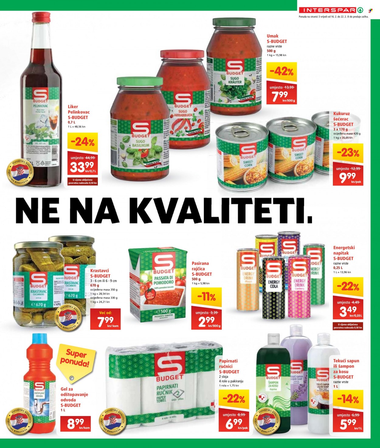 INTERSPAR katalog - 16.02.2022. - 22.02.2022. Stranica 3