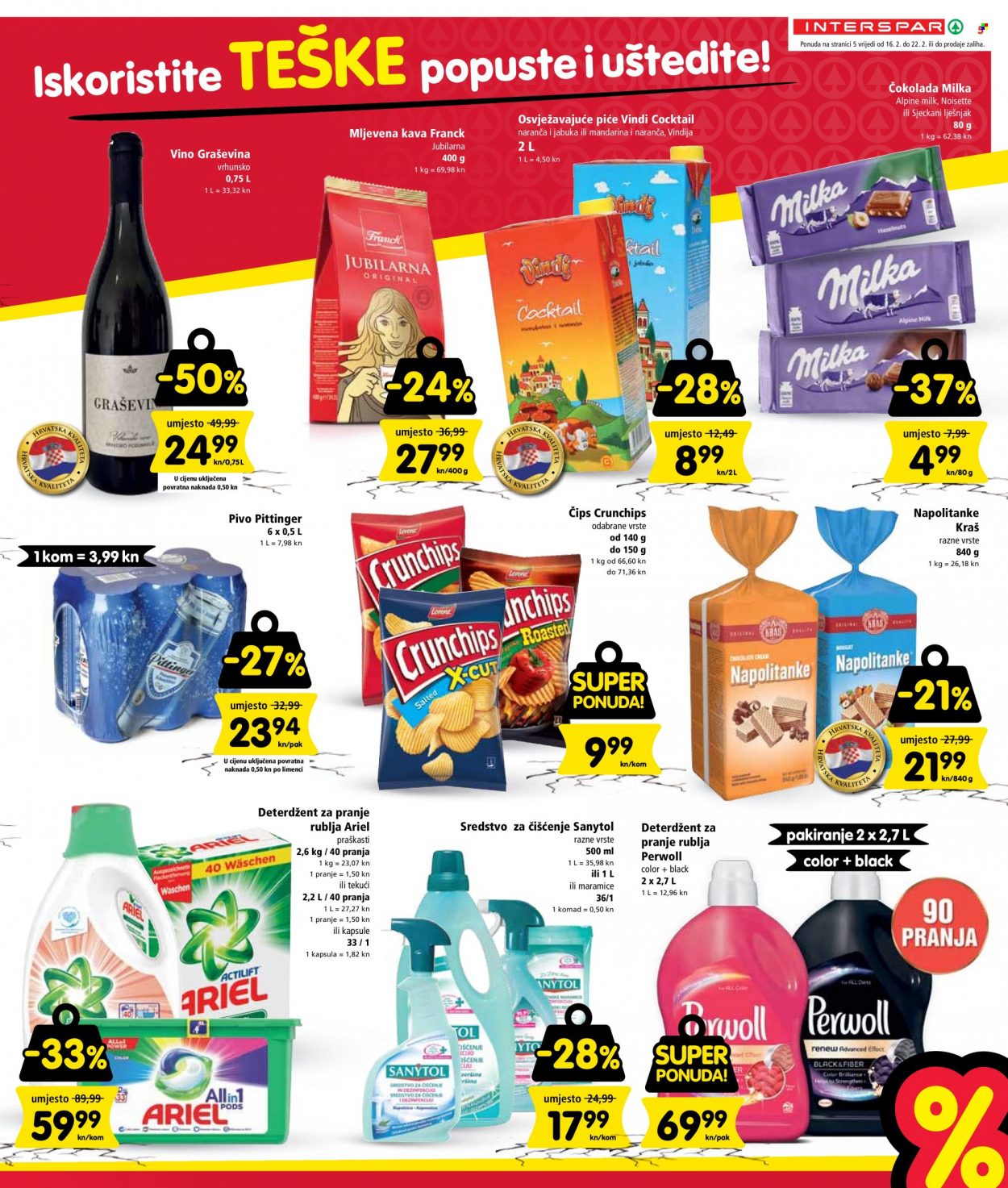 INTERSPAR katalog - 16.02.2022. - 22.02.2022. Stranica 5