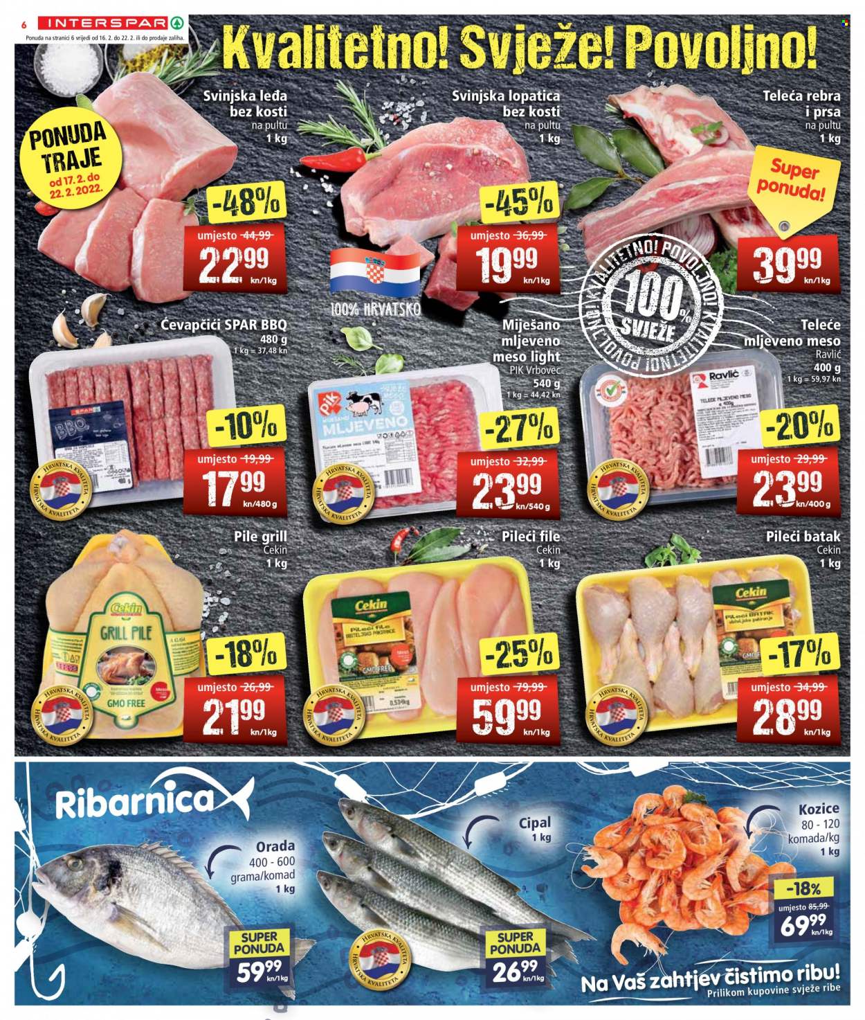 INTERSPAR katalog - 16.02.2022. - 22.02.2022. Stranica 6