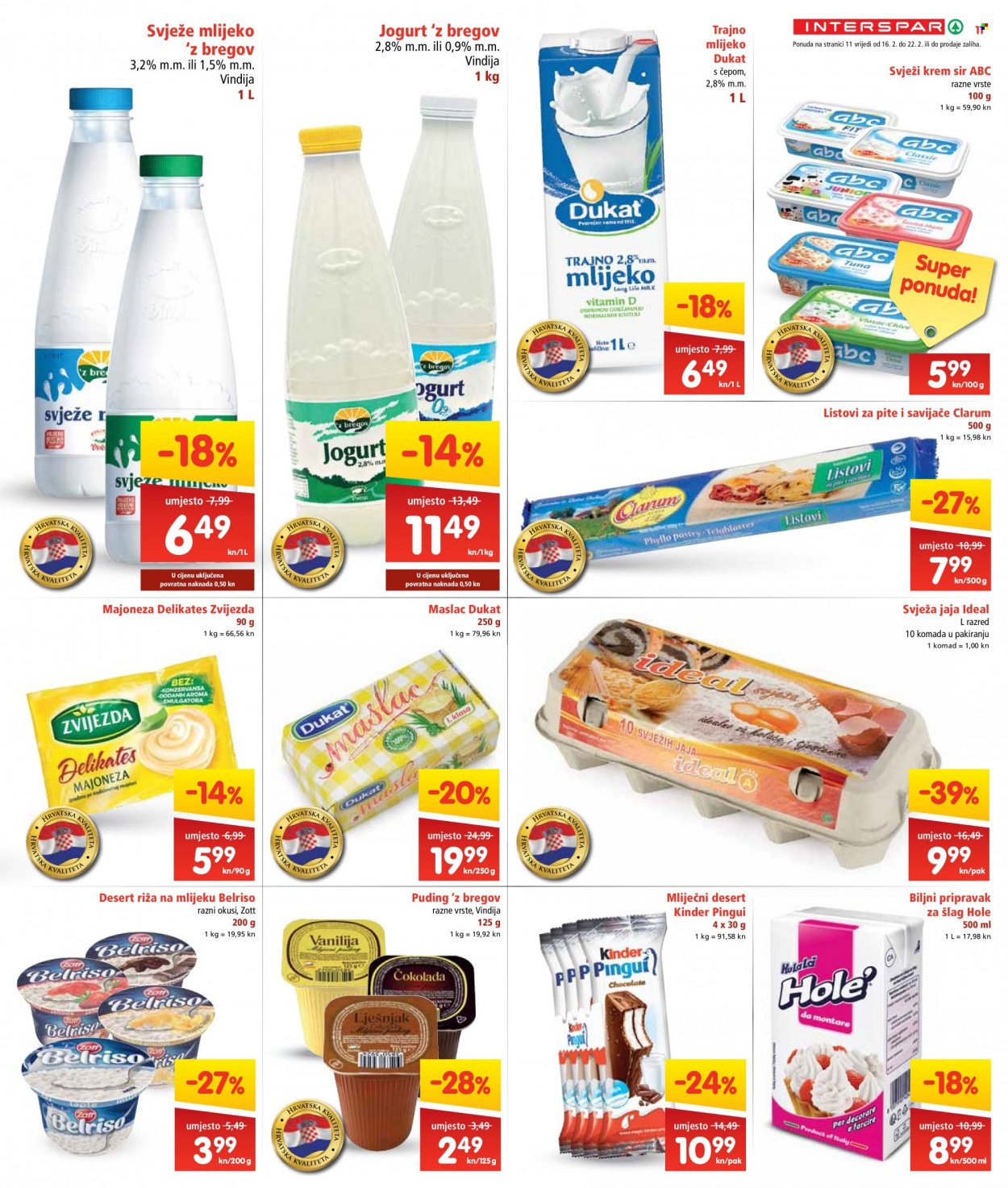 INTERSPAR katalog - 16.02.2022. - 22.02.2022. Stranica 11