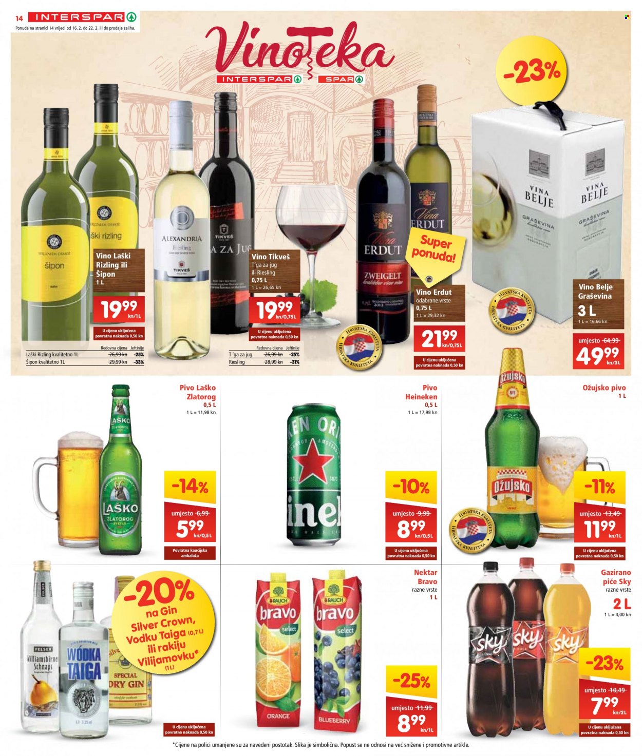 INTERSPAR katalog - 16.02.2022. - 22.02.2022. Stranica 14