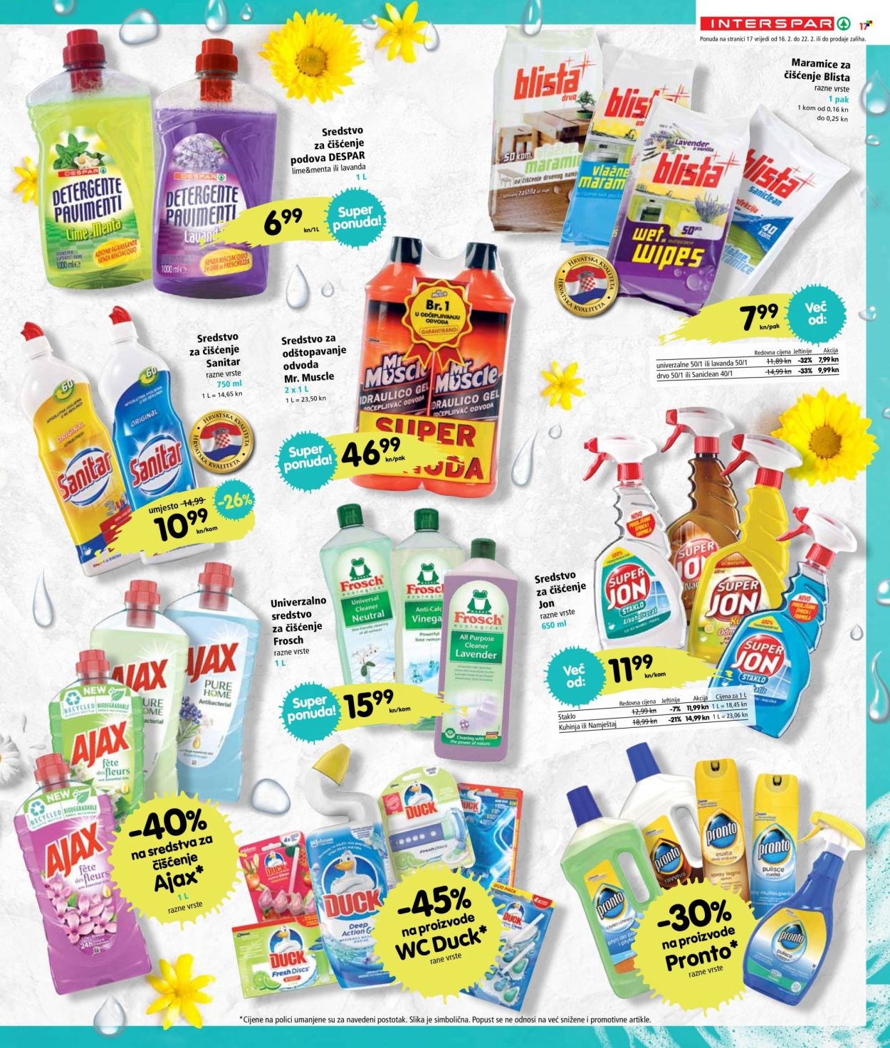 INTERSPAR katalog - 16.02.2022. - 22.02.2022. Stranica 17