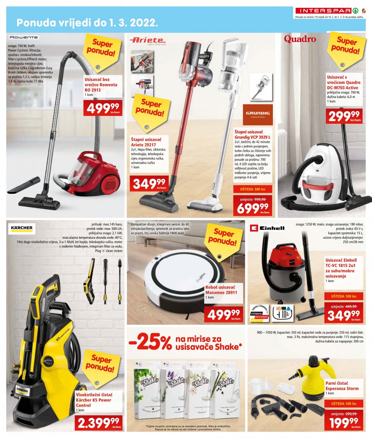 INTERSPAR katalog - 16.02.2022. - 22.02.2022. Stranica 19