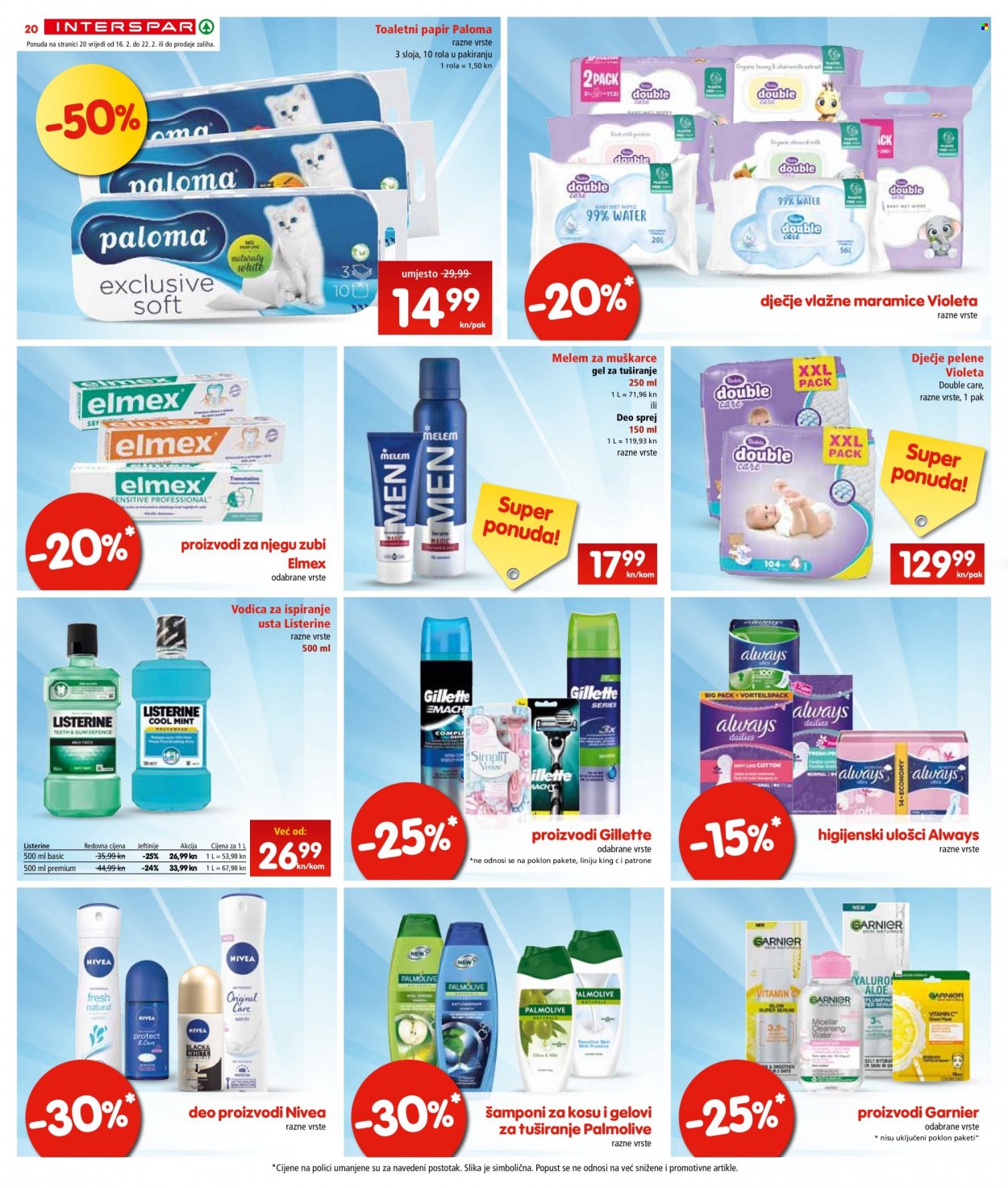 INTERSPAR katalog - 16.02.2022. - 22.02.2022. Stranica 20