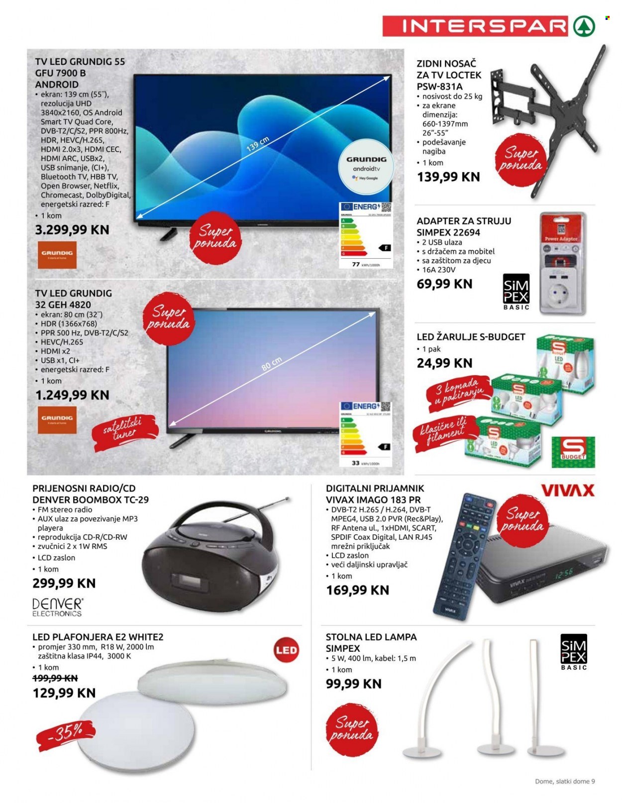 INTERSPAR katalog - 16.02.2022. - 08.03.2022. Stranica 9