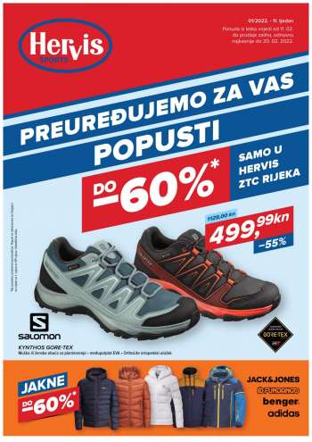 Hervis katalog - 11.02.2022. - 20.02.2022.