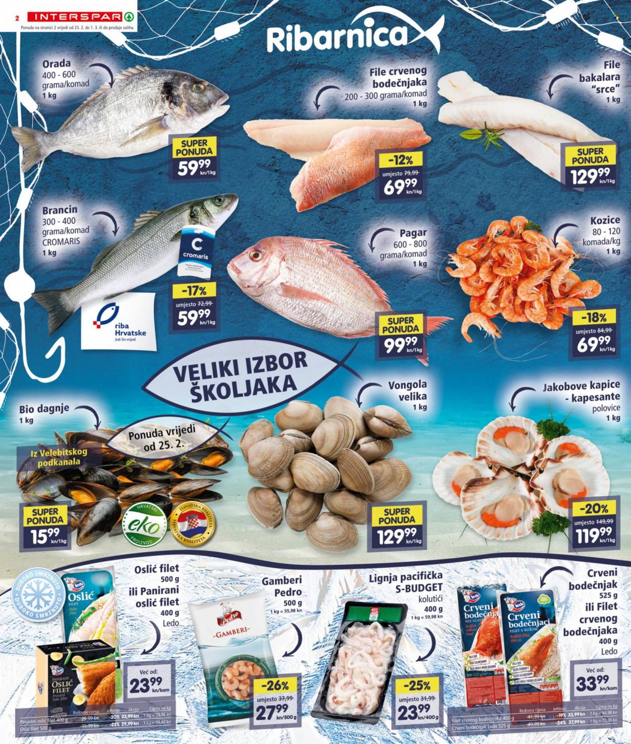 INTERSPAR katalog - 23.02.2022. - 01.03.2022. Stranica 2