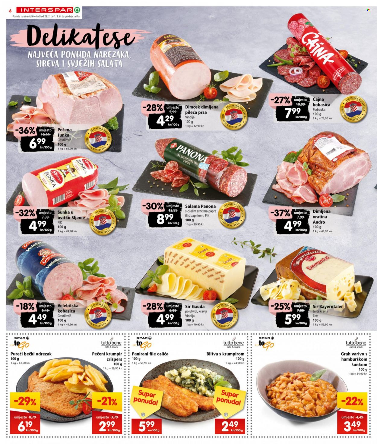INTERSPAR katalog - 23.02.2022. - 01.03.2022. Stranica 6