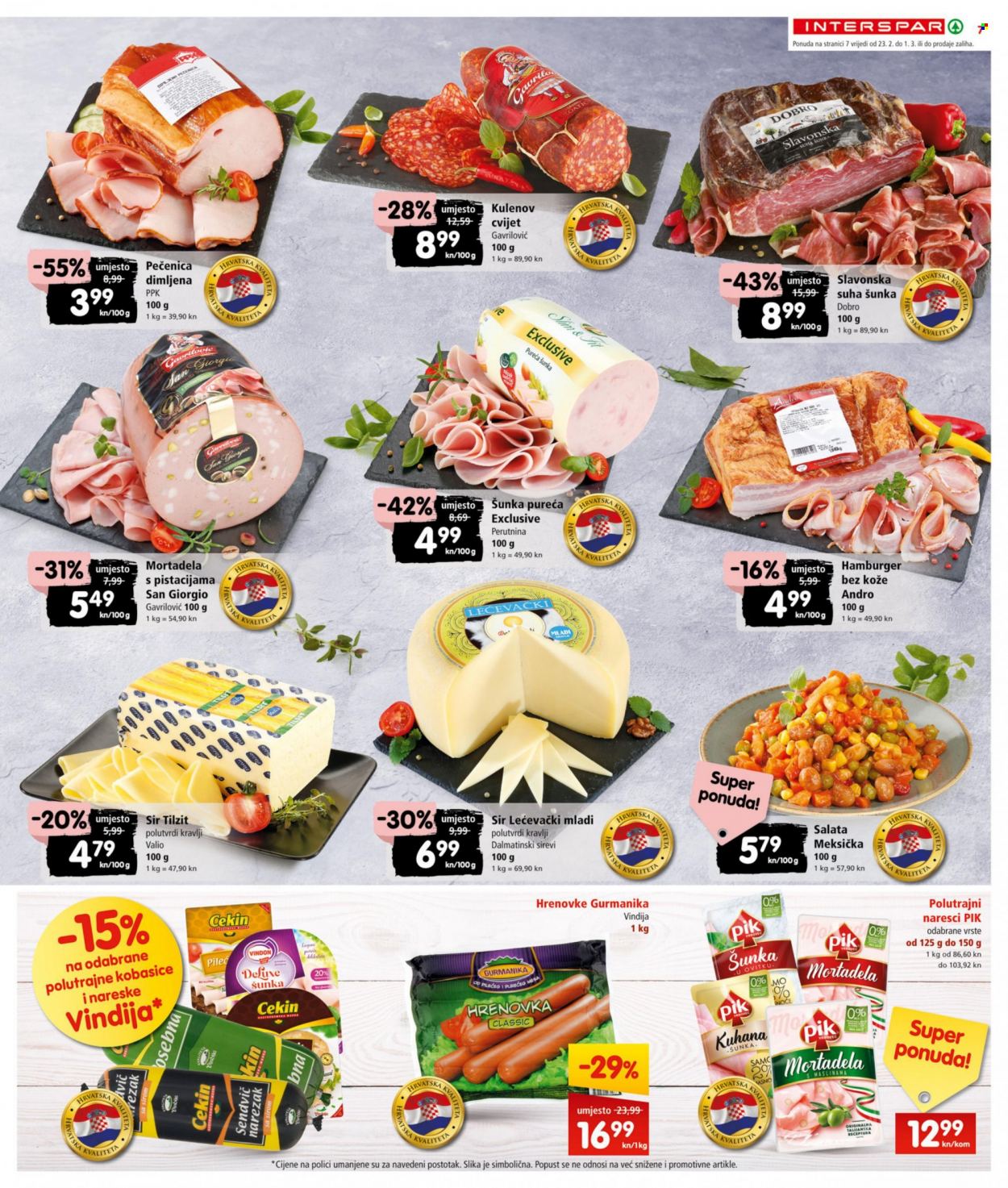 INTERSPAR katalog - 23.02.2022. - 01.03.2022. Stranica 7