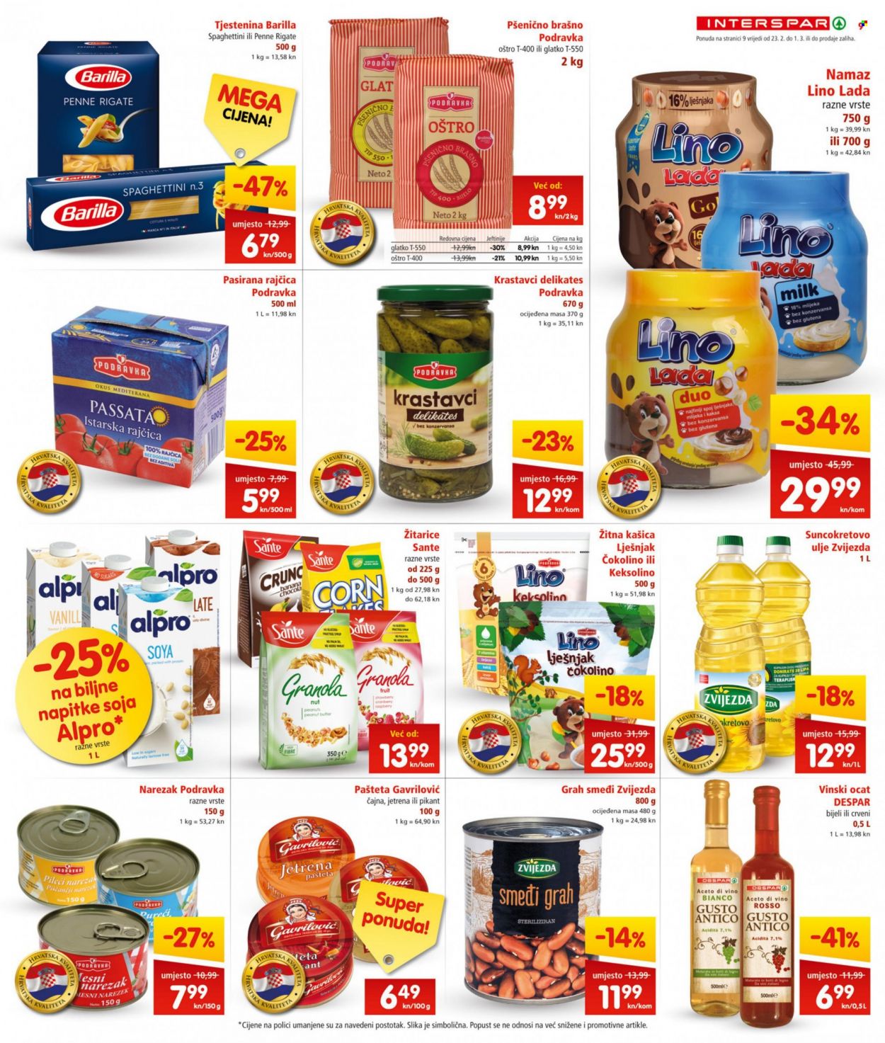 INTERSPAR katalog - 23.02.2022. - 01.03.2022. Stranica 9