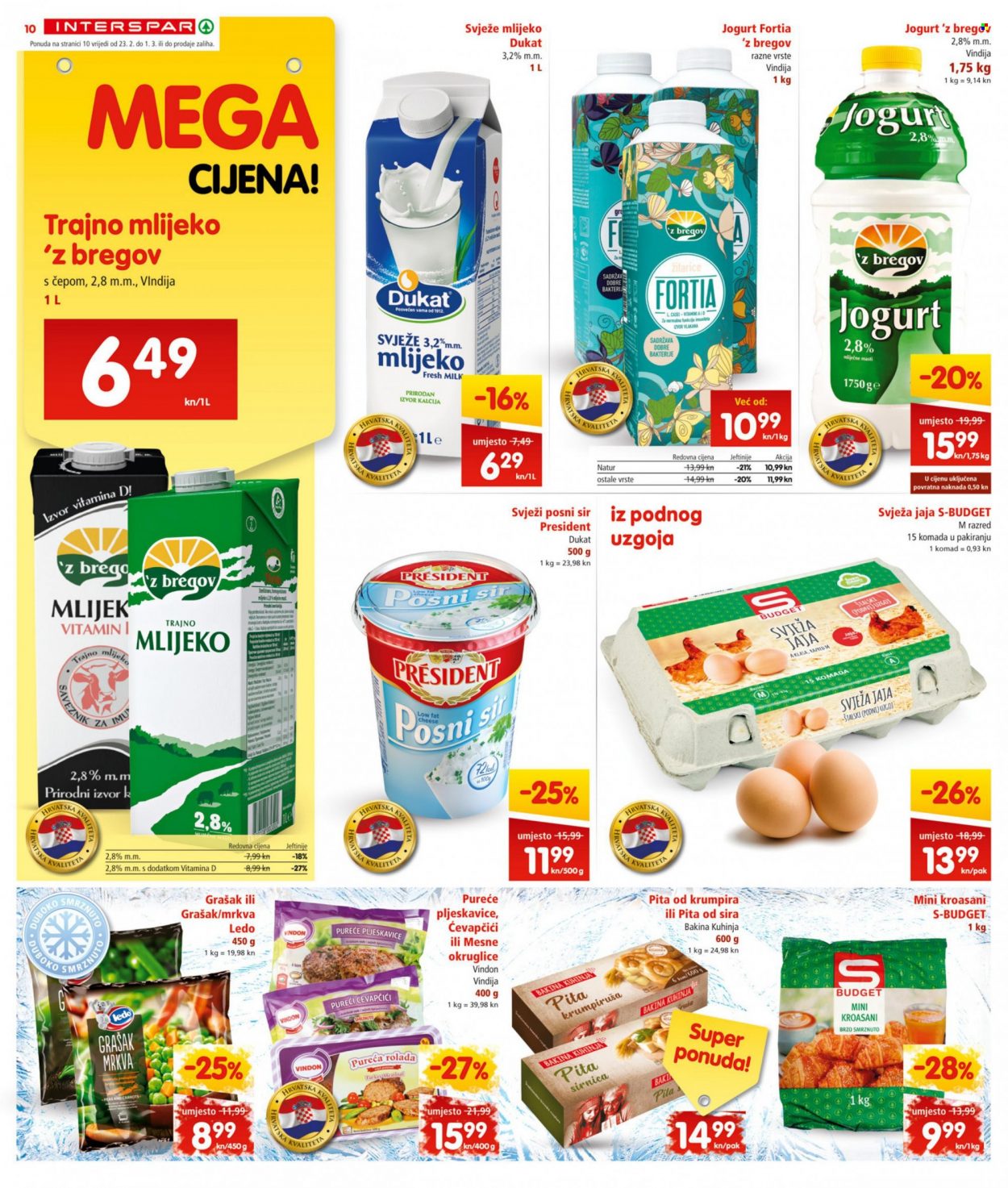 INTERSPAR katalog - 23.02.2022. - 01.03.2022. Stranica 10