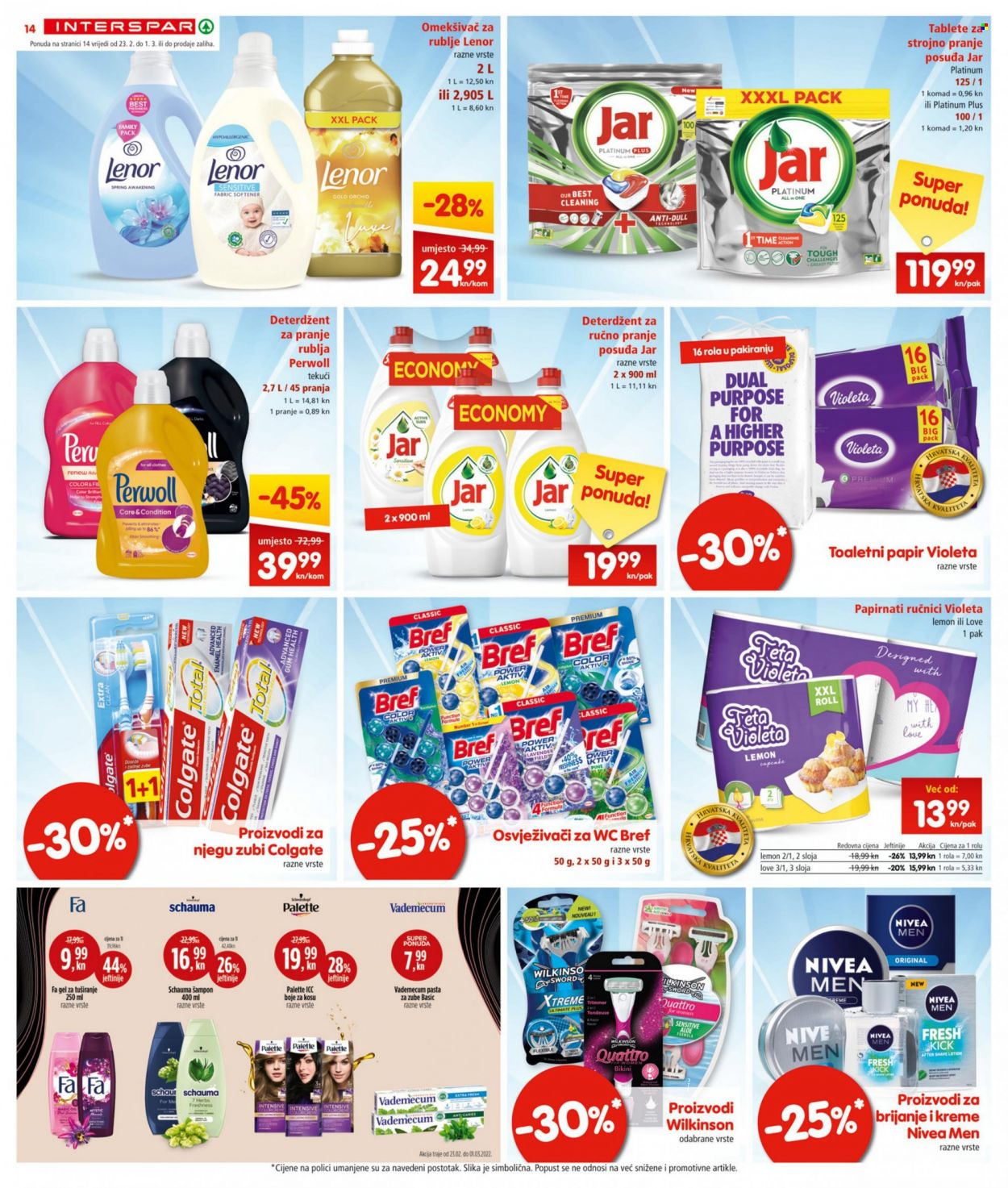 INTERSPAR katalog - 23.02.2022. - 01.03.2022. Stranica 14