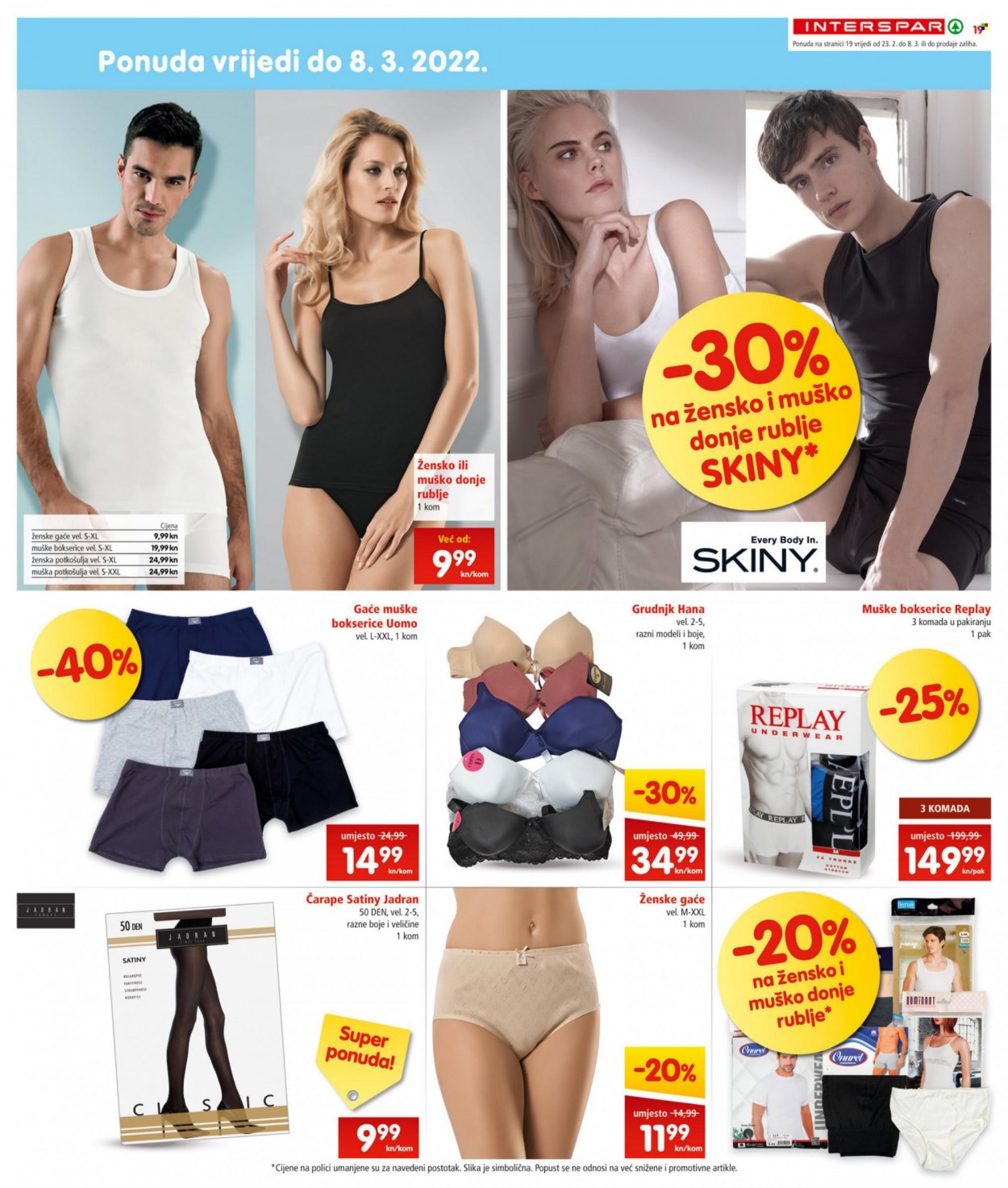 INTERSPAR katalog - 23.02.2022. - 01.03.2022. Stranica 19