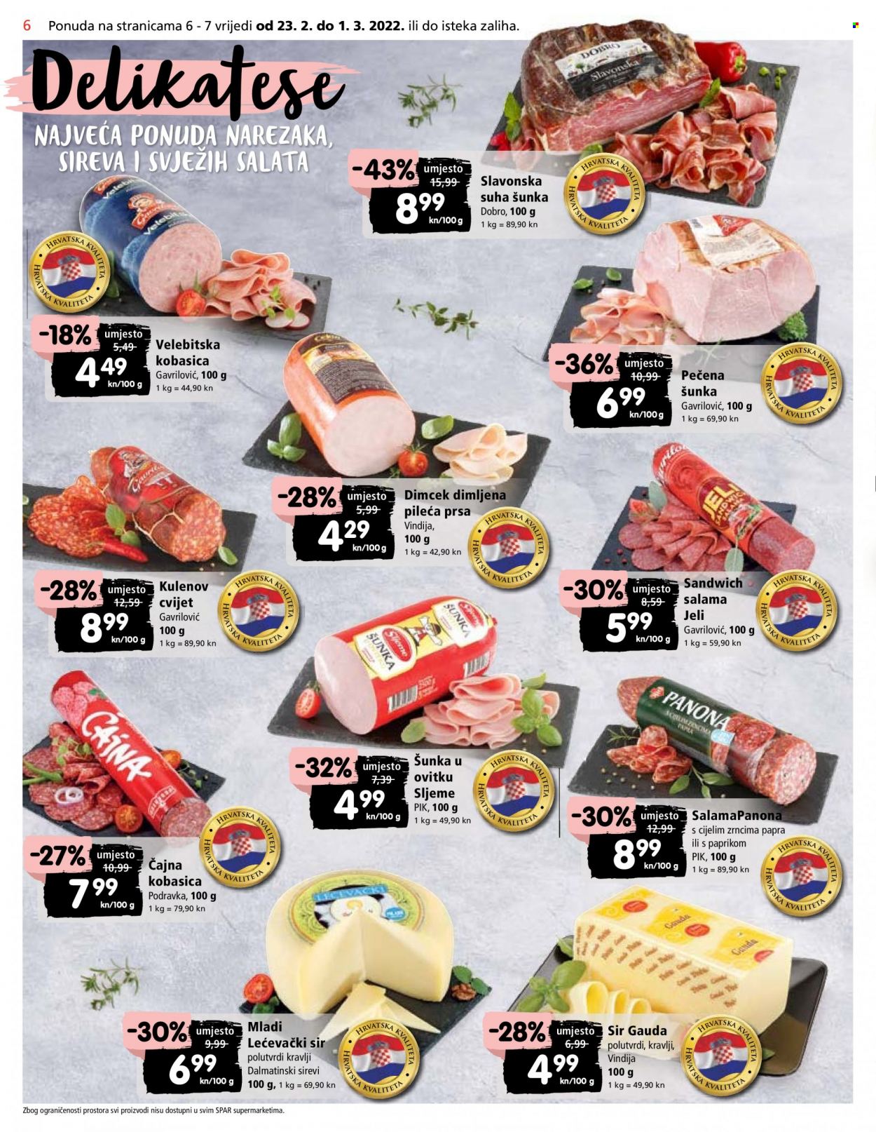 SPAR katalog - 23.02.2022. - 01.03.2022. Stranica 6