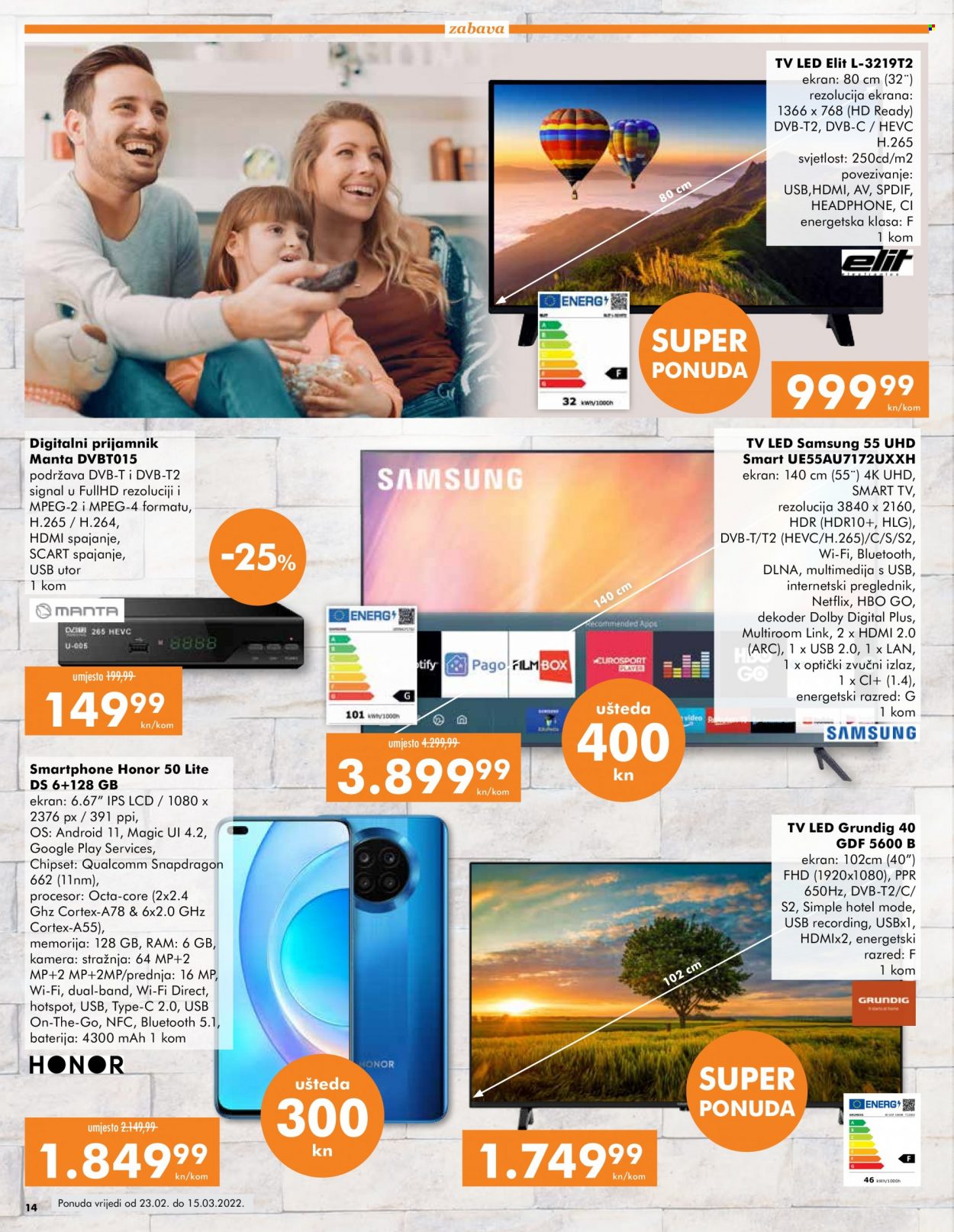 INTERSPAR katalog - 23.02.2022. - 15.03.2022. Stranica 14
