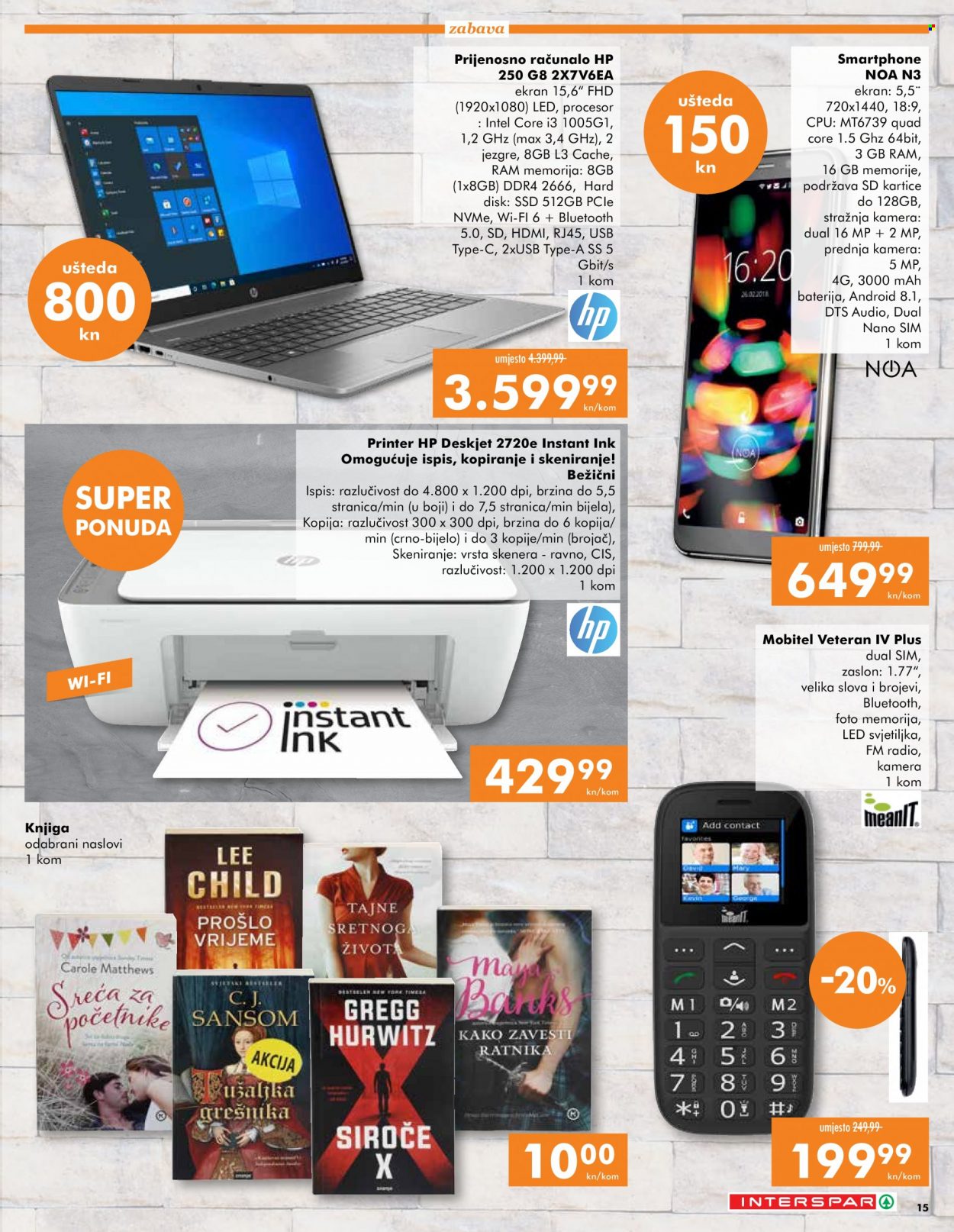 INTERSPAR katalog - 23.02.2022. - 15.03.2022. Stranica 15