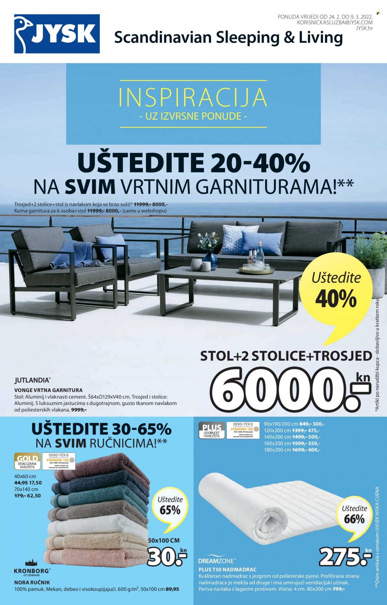 JYSK katalog - 24.02.2022. - 09.03.2022. Stranica 1