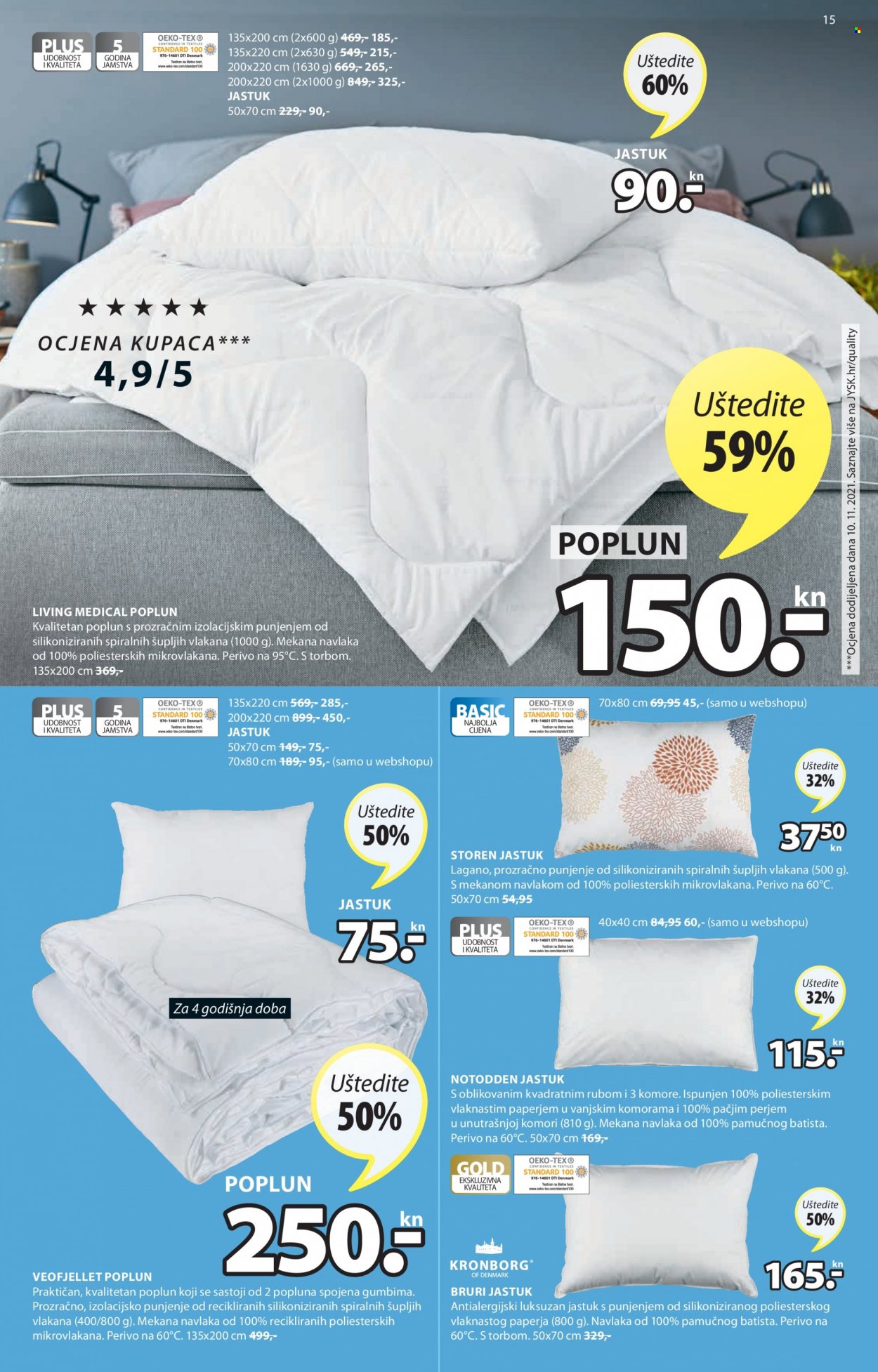JYSK katalog - 24.02.2022. - 09.03.2022. Stranica 15