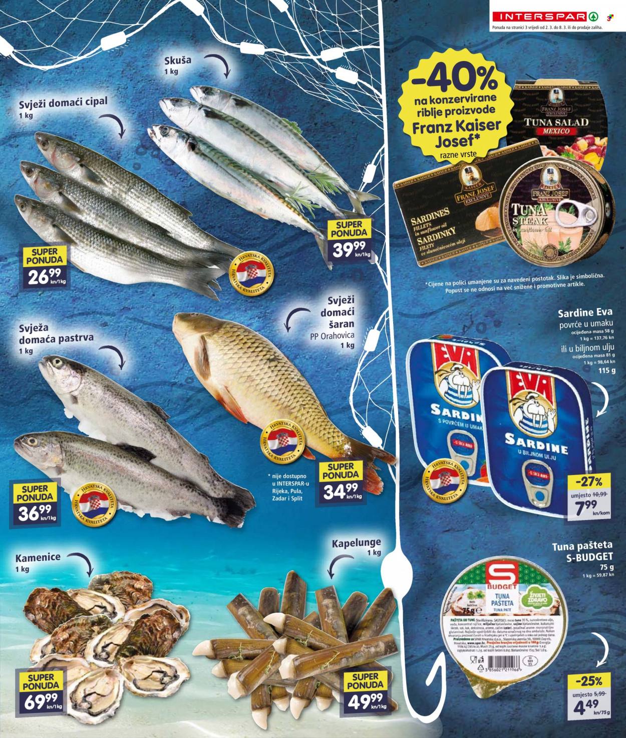 INTERSPAR katalog - 02.03.2022. - 08.03.2022. Stranica 3