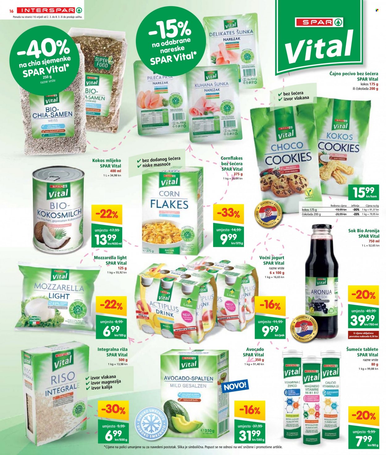 INTERSPAR katalog - 02.03.2022. - 08.03.2022. Stranica 16