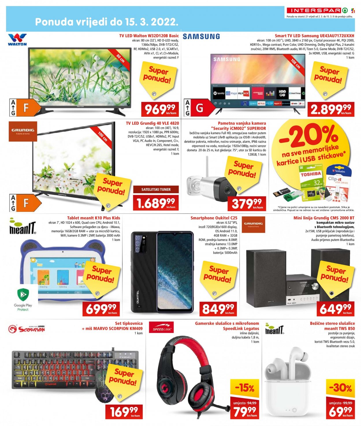 INTERSPAR katalog - 02.03.2022. - 08.03.2022. Stranica 21