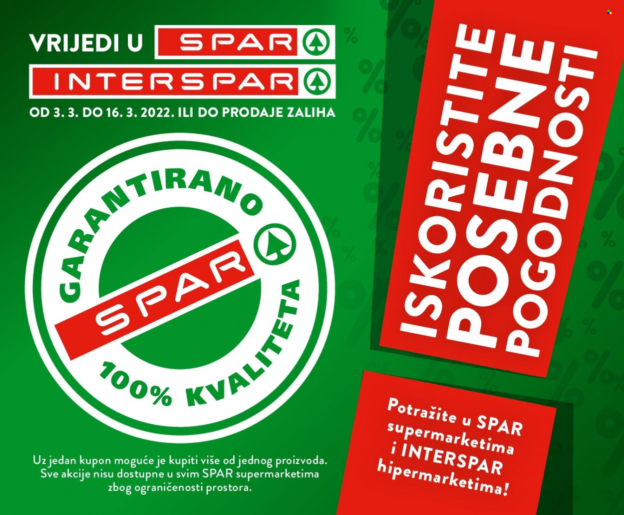 SPAR katalog - 03.03.2022. - 16.03.2022. Stranica 1