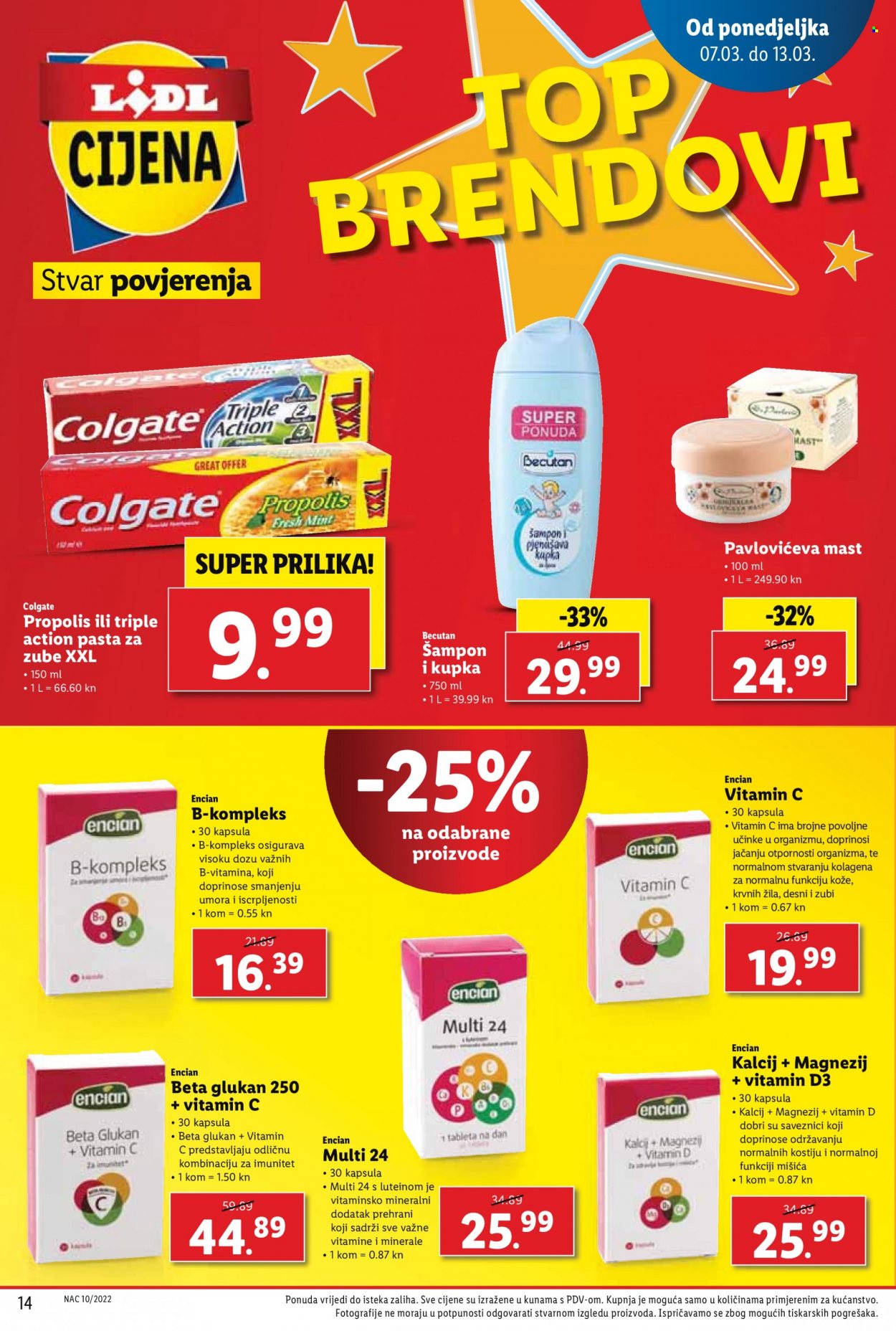 Lidl katalog - 07.03.2022. - 13.03.2022. Stranica 14
