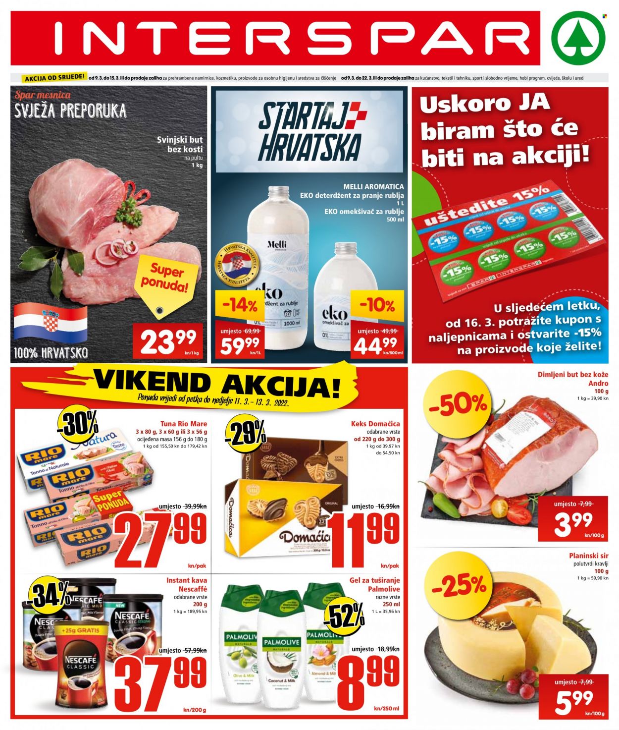 INTERSPAR katalog - 09.03.2022. - 15.03.2022. Stranica 1