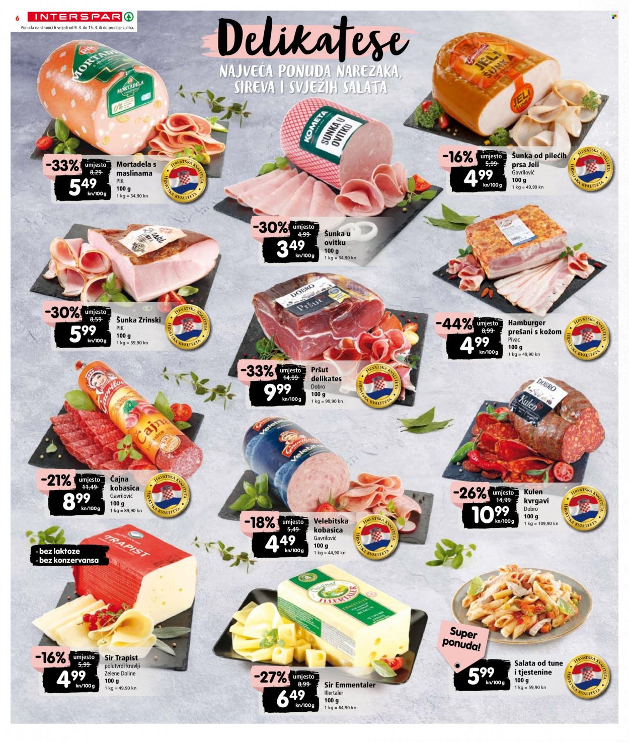 INTERSPAR katalog - 09.03.2022. - 15.03.2022. Stranica 6