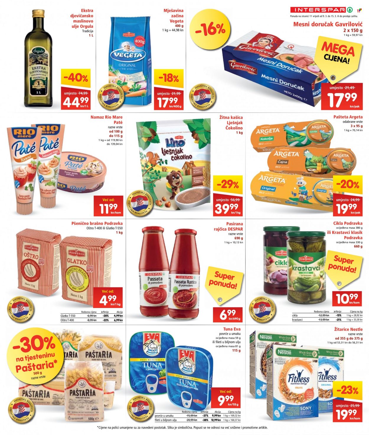 INTERSPAR katalog - 09.03.2022. - 15.03.2022. Stranica 11