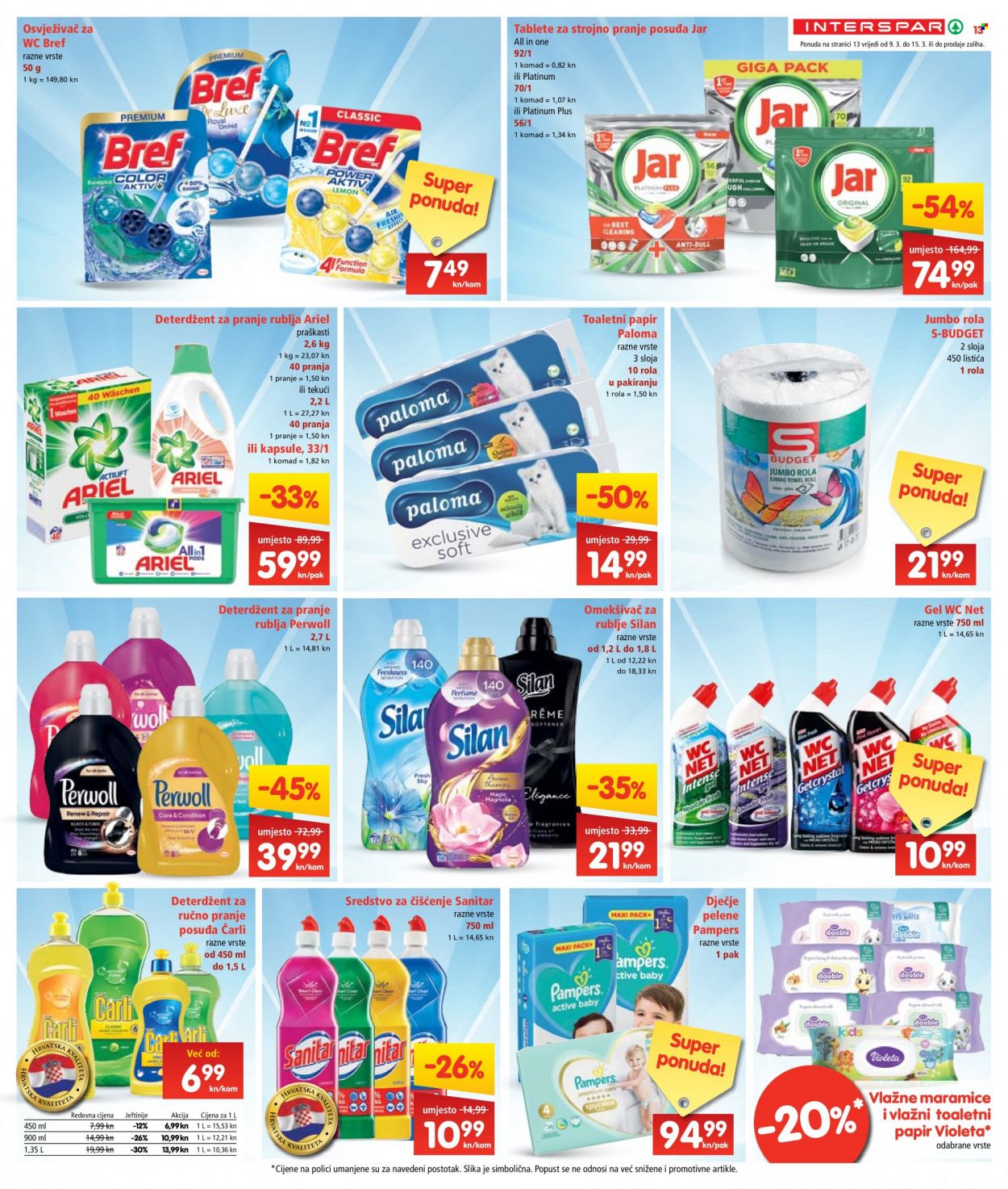 INTERSPAR katalog - 09.03.2022. - 15.03.2022. Stranica 13