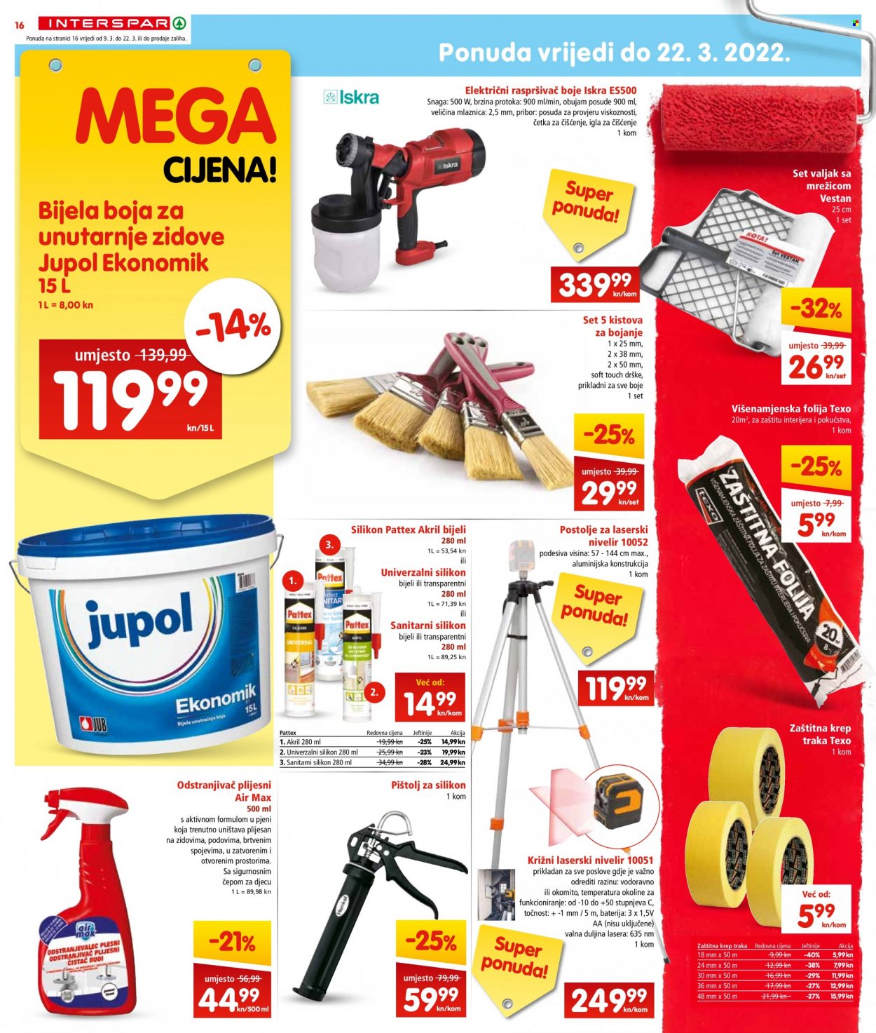 INTERSPAR katalog - 09.03.2022. - 15.03.2022. Stranica 16