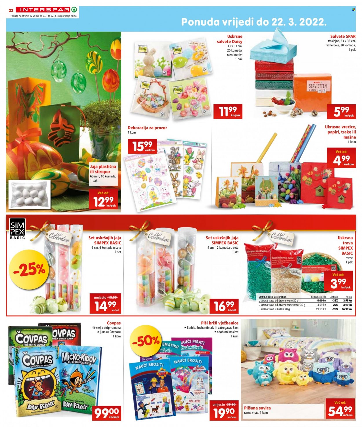 INTERSPAR katalog - 09.03.2022. - 15.03.2022. Stranica 22