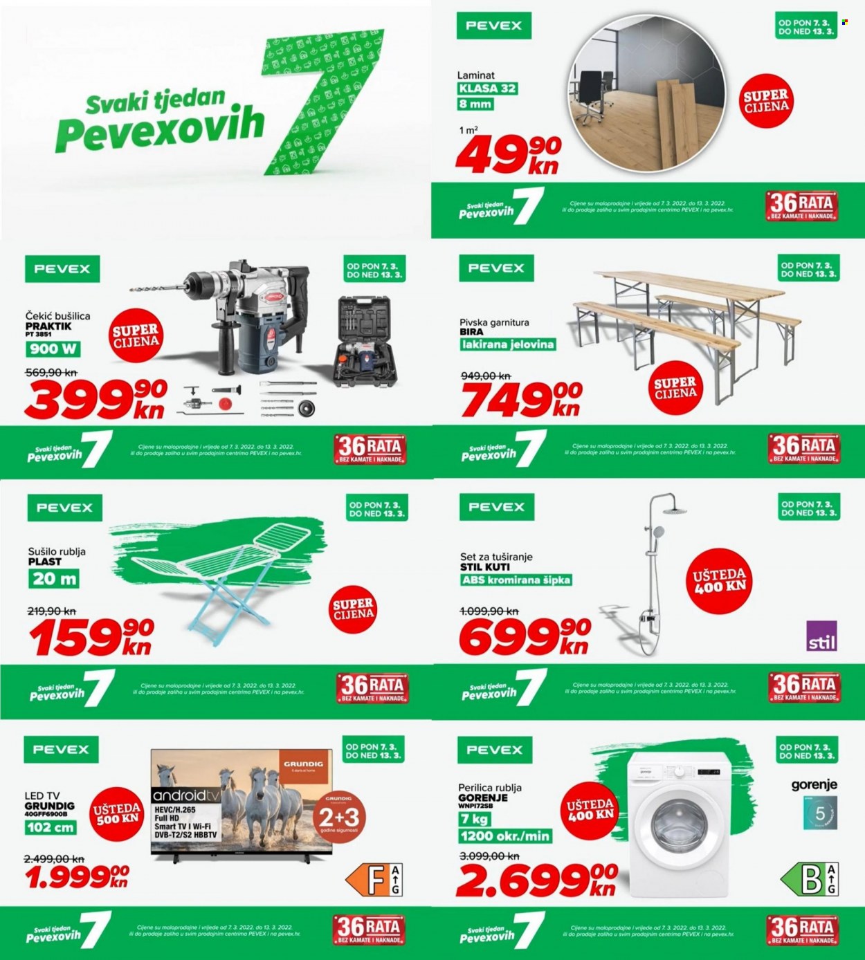 Pevex katalog - 07.03.2022. - 13.03.2022. Stranica 1