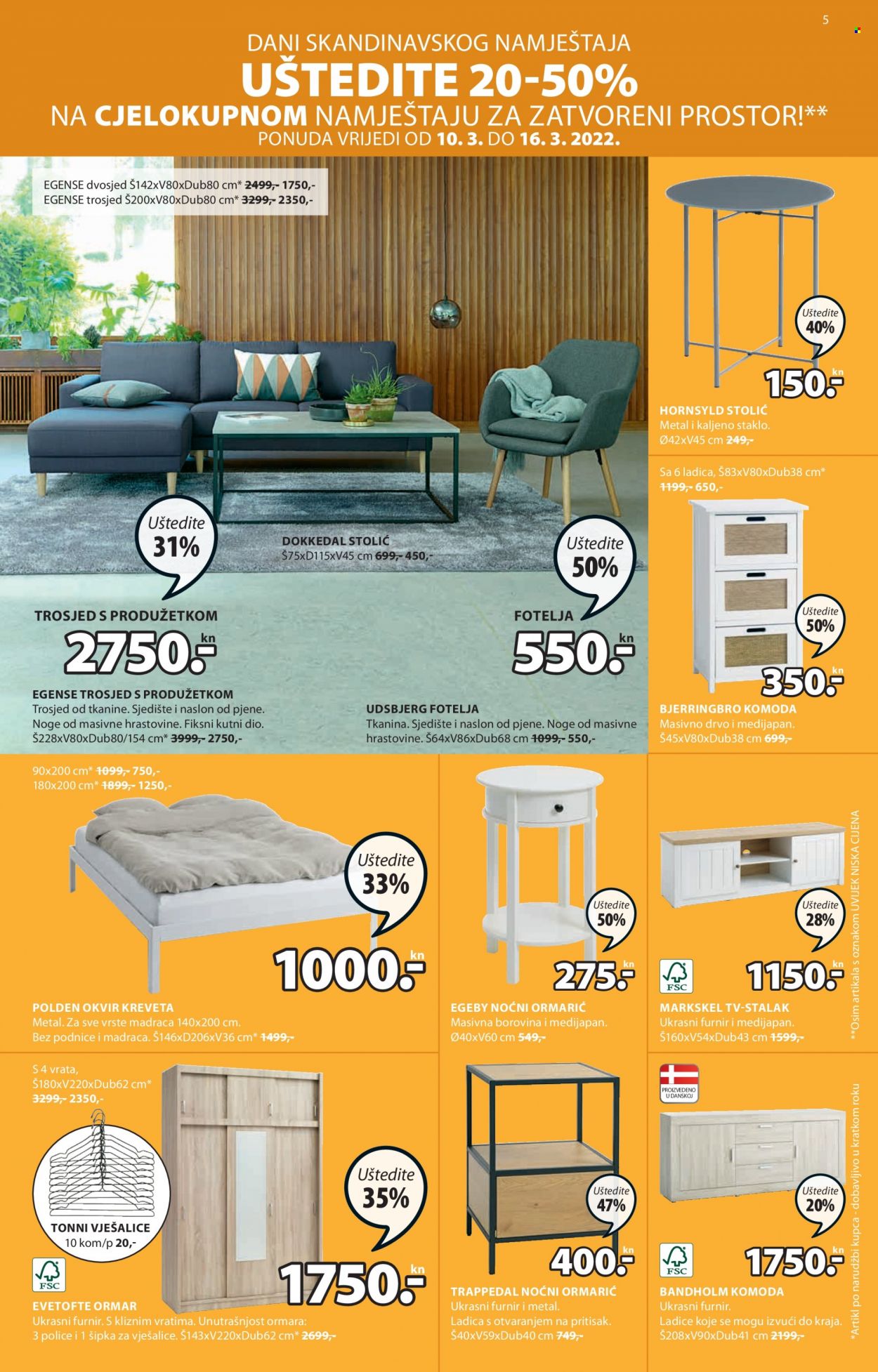 JYSK katalog - 10.03.2022. - 23.03.2022. Stranica 5
