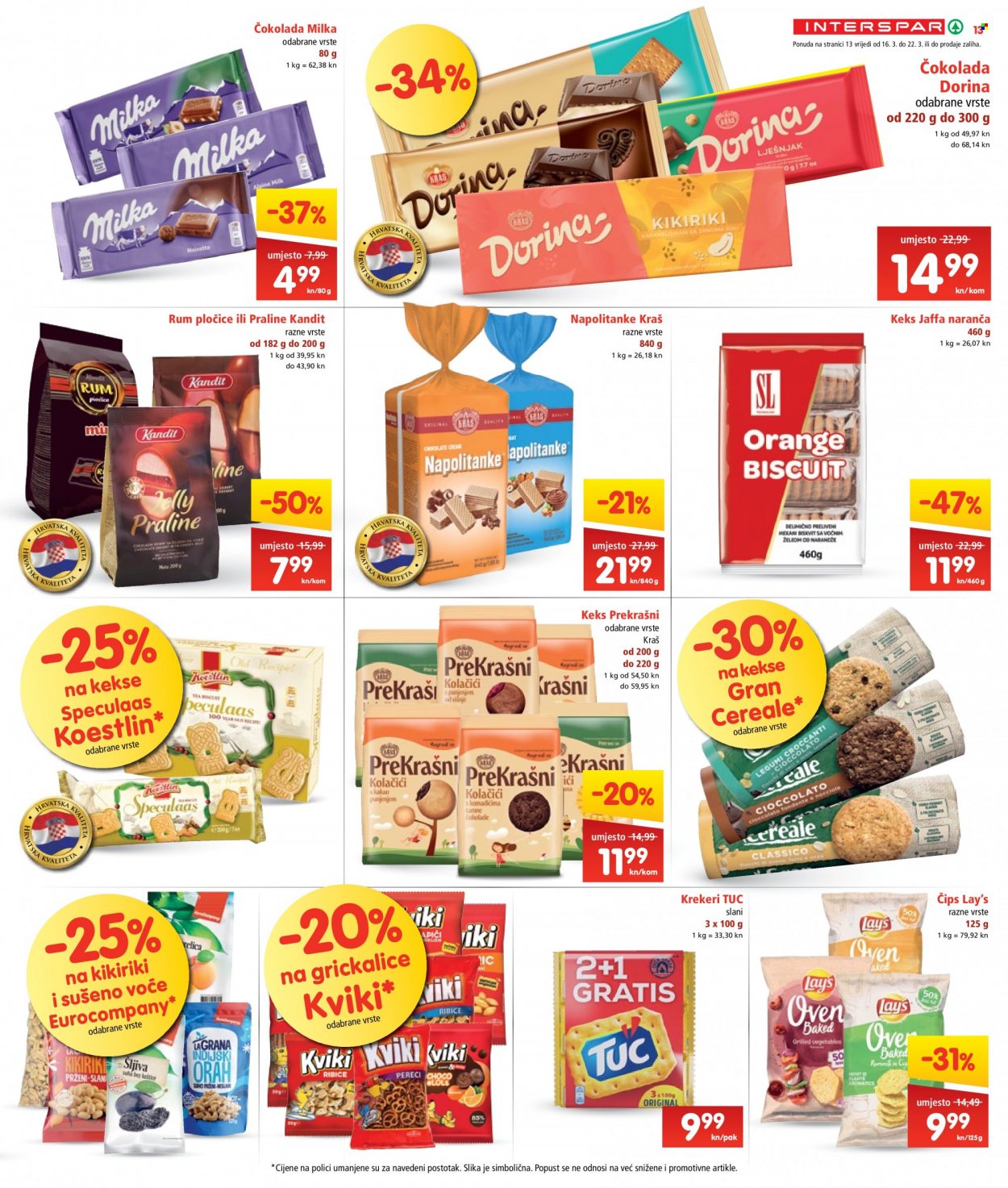 INTERSPAR katalog - 16.03.2022. - 22.03.2022. Stranica 13