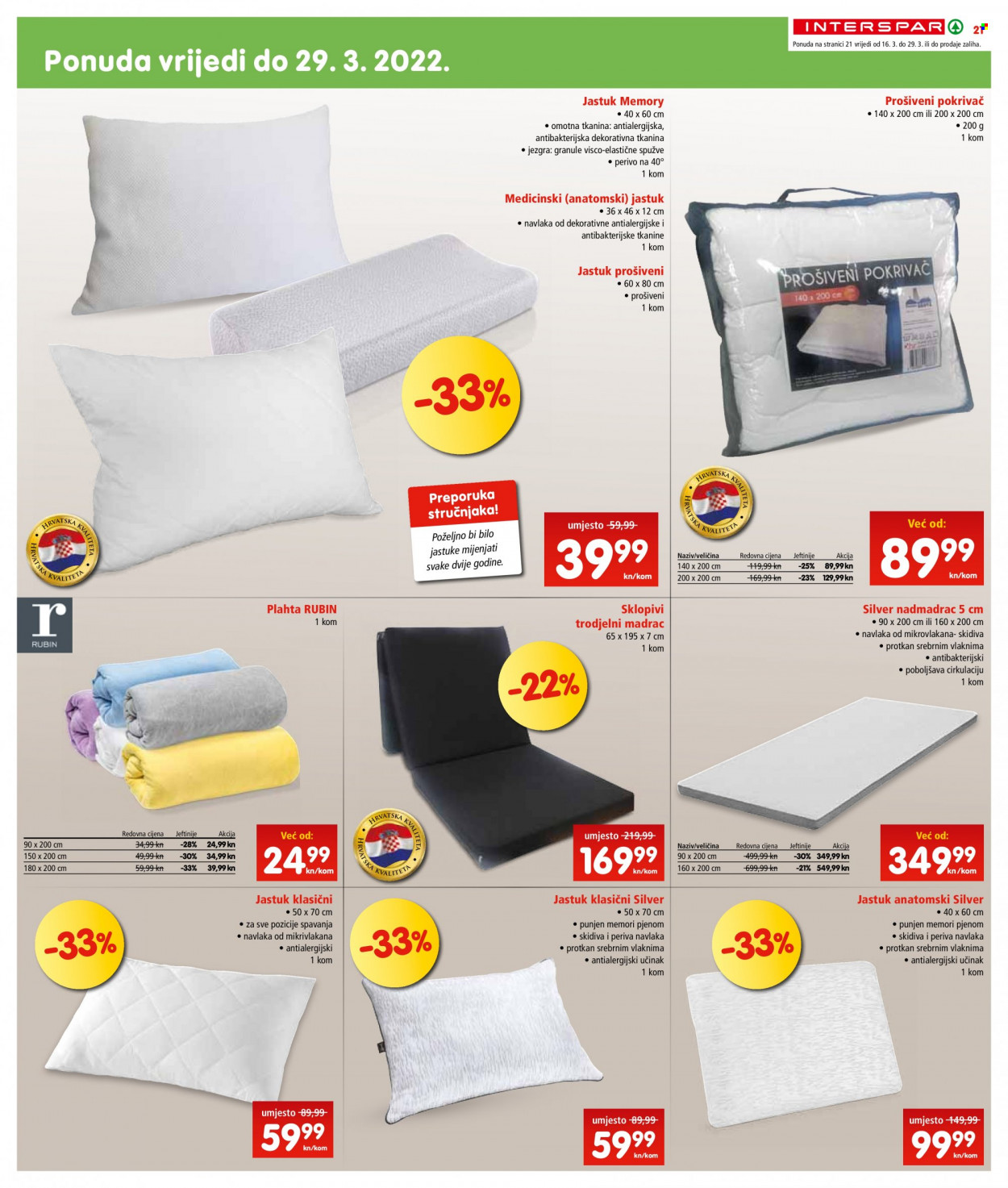 INTERSPAR katalog - 16.03.2022. - 22.03.2022. Stranica 21