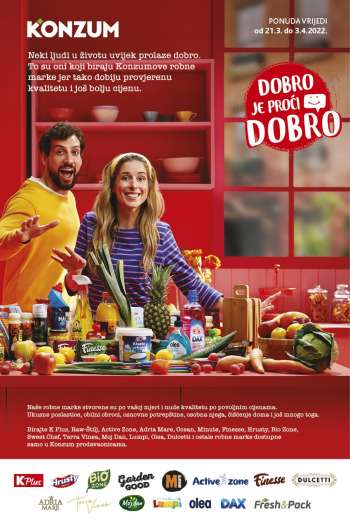 Konzum katalog - 21.03.2022. - 03.04.2022.