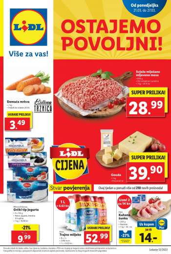 Lidl katalog - 21.03.2022. - 27.03.2022.