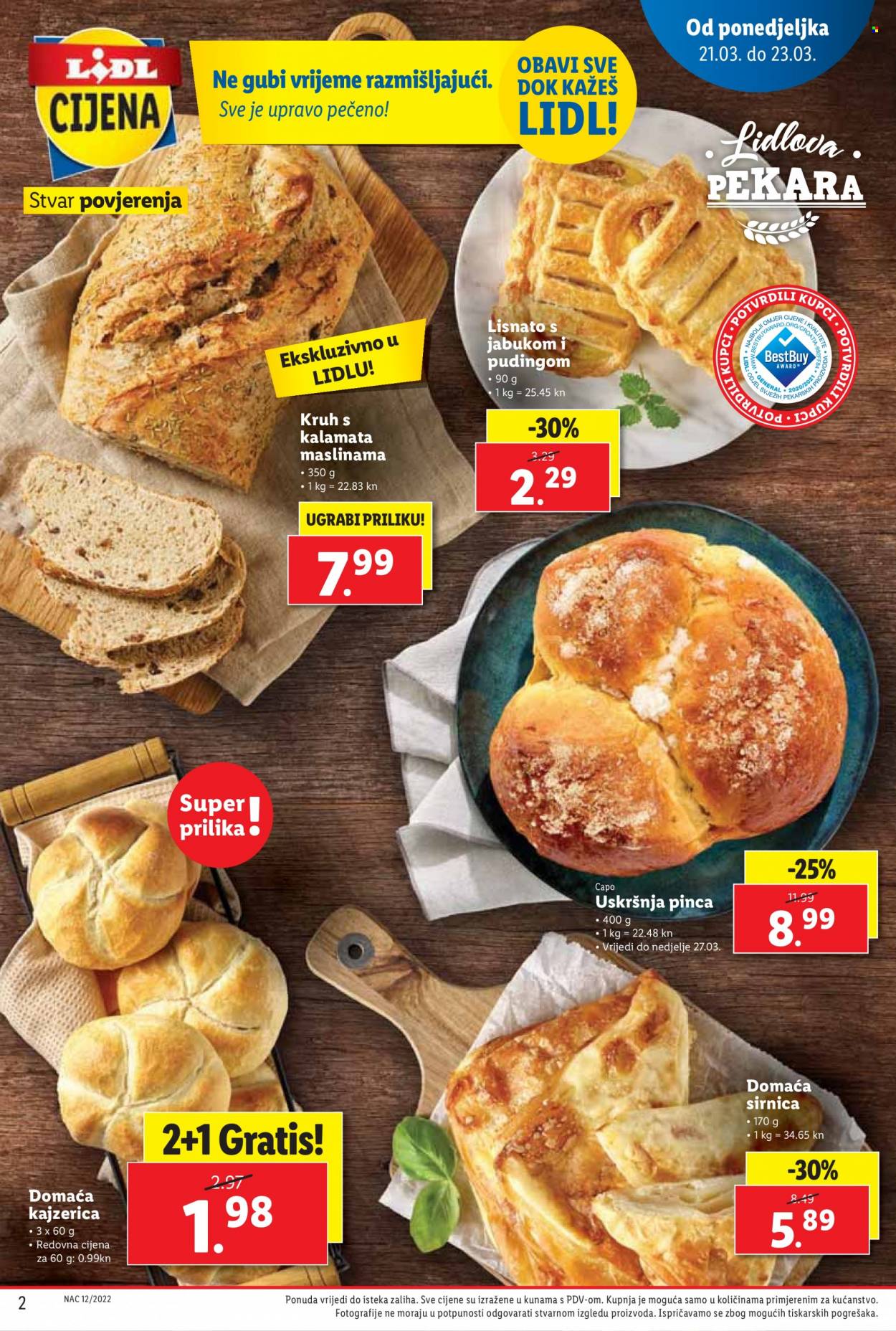 Lidl katalog - 21.03.2022. - 27.03.2022. Stranica 2